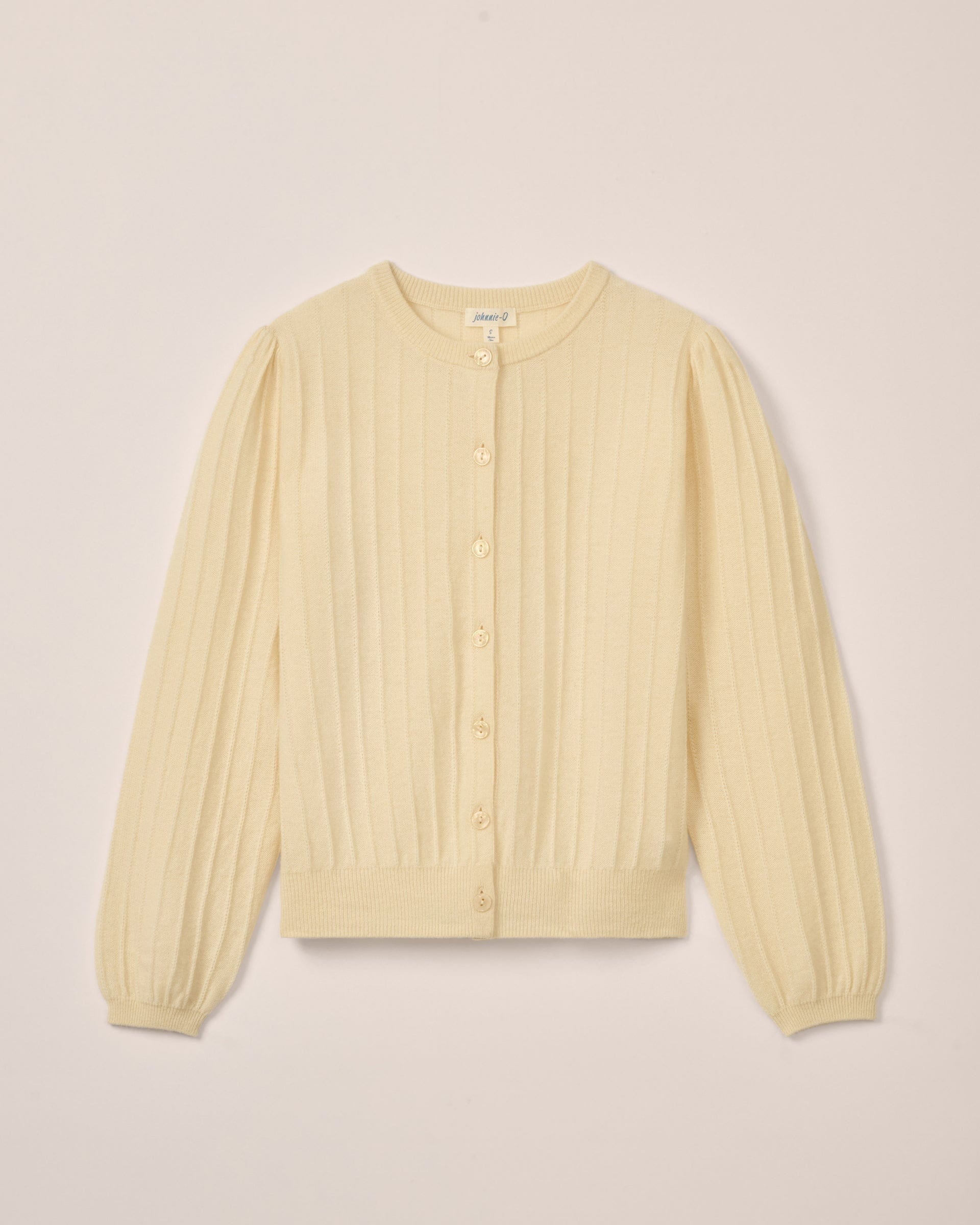Johnnie-O Alma Cashmere Blend Cardigan, Vanilla