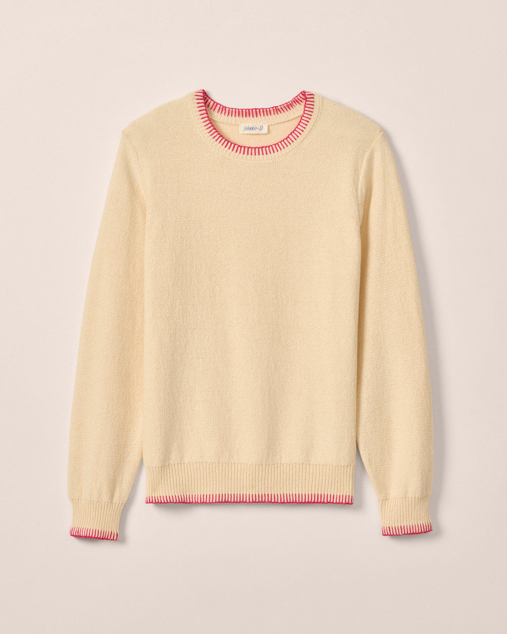 Johnnie-O Blanche Cotton Blend Crewneck Sweater