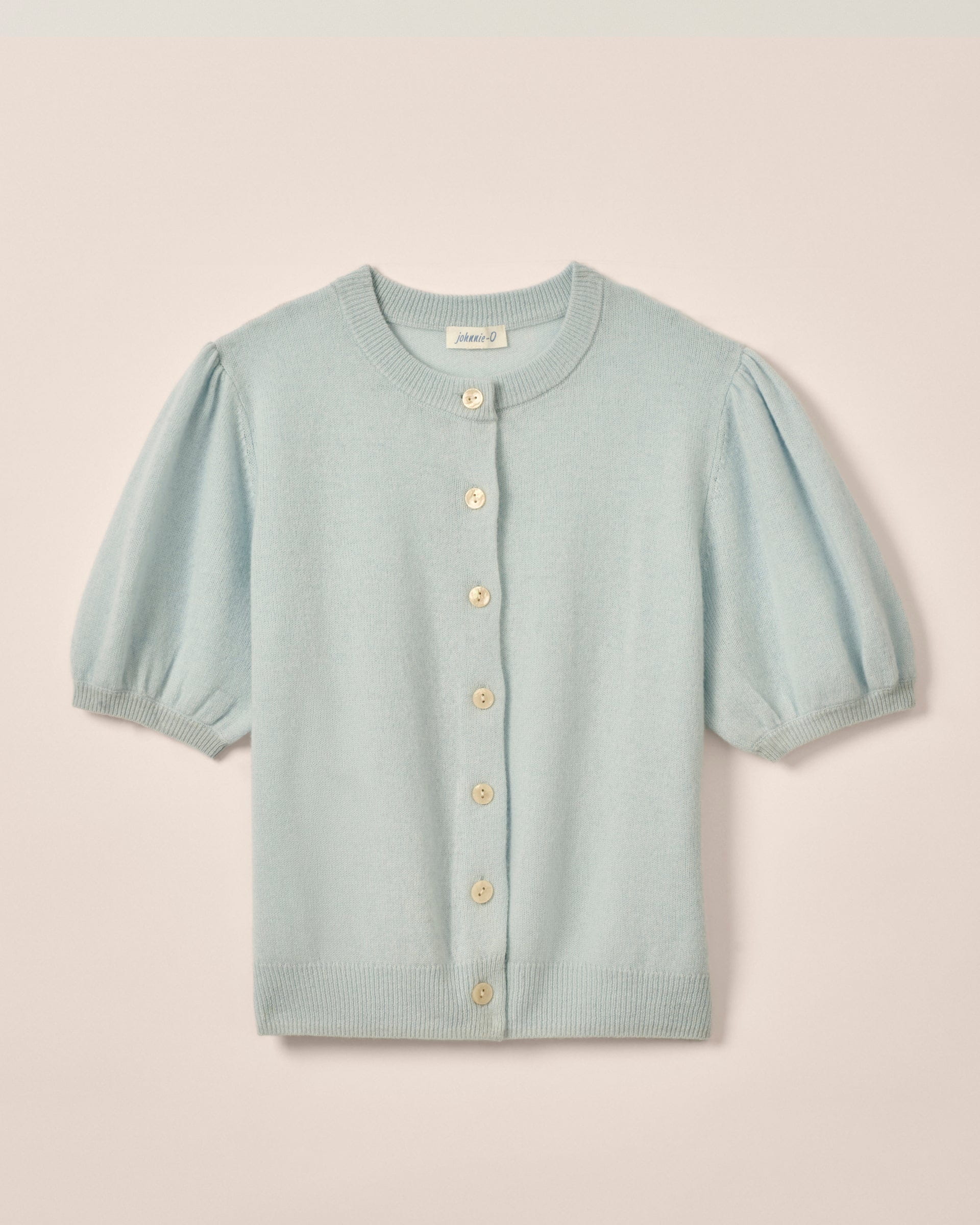 Johnnie-O Lizzie Puff Sleeve Cardigan