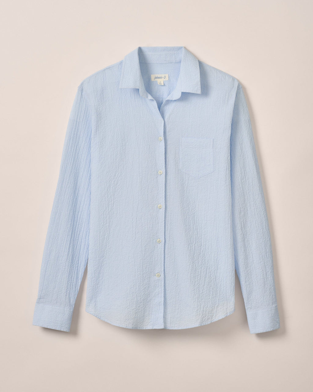 Johnnie-O Marisa Stretch Cotton Button Down Shirt, Maliblu