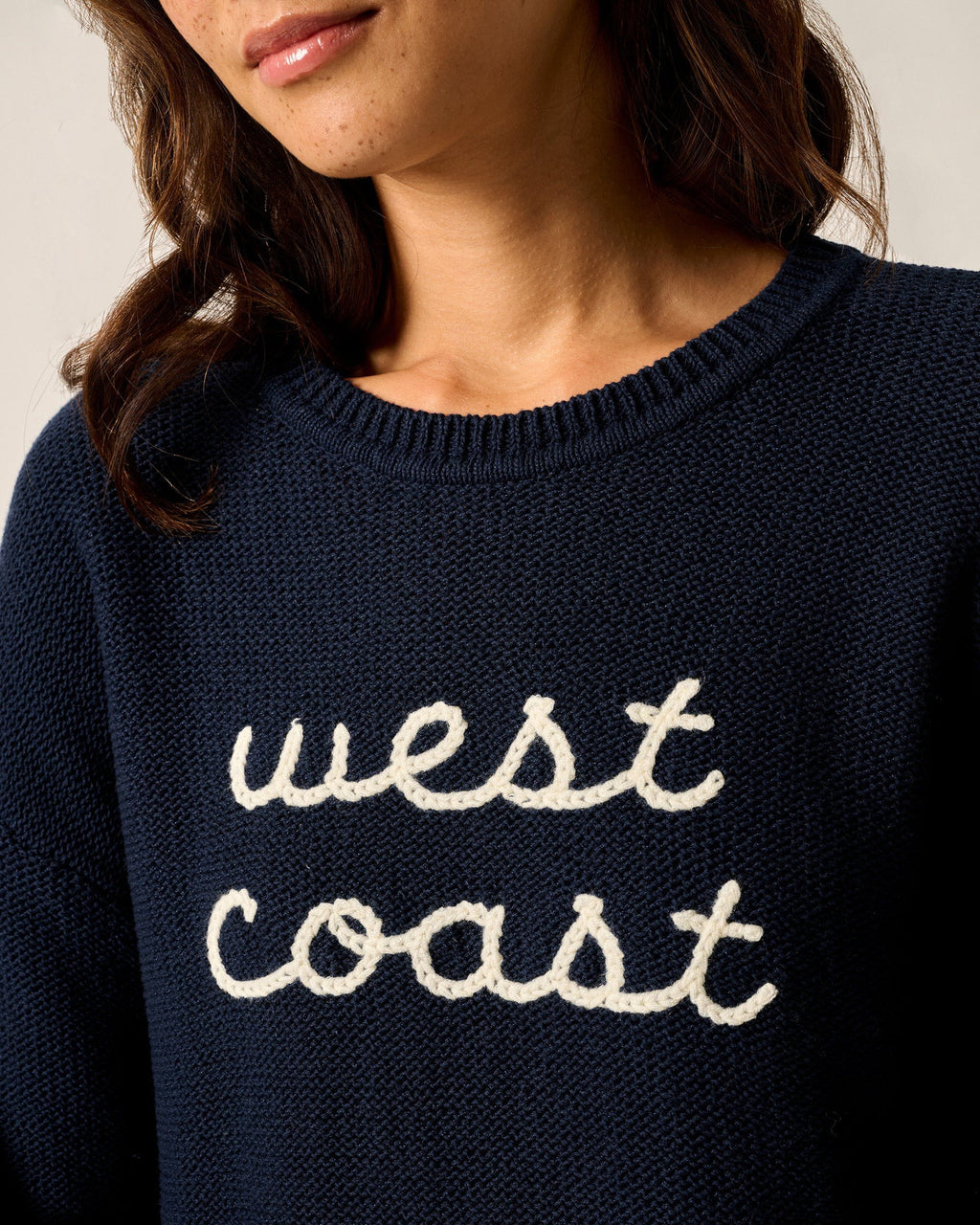 Johnnie-O Coastal Chloe Cotton Blend Crewneck Sweater