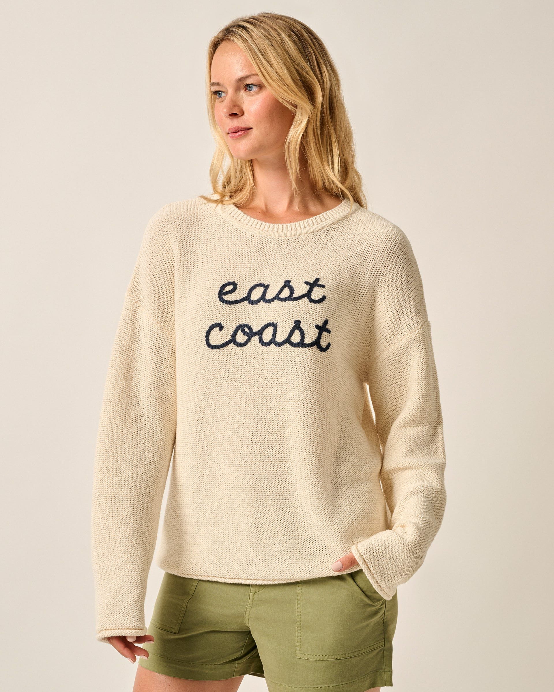 Johnnie-O Coastal Chloe Cotton Blend Crewneck Sweater