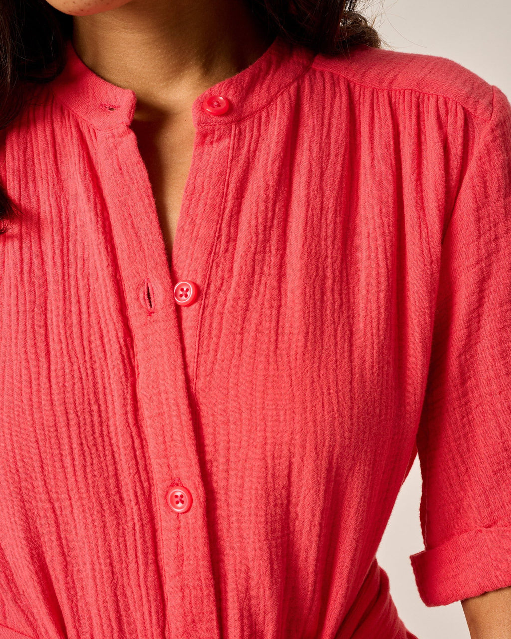 Johnnie-O Julie Button Up Cotton Maxi Dress