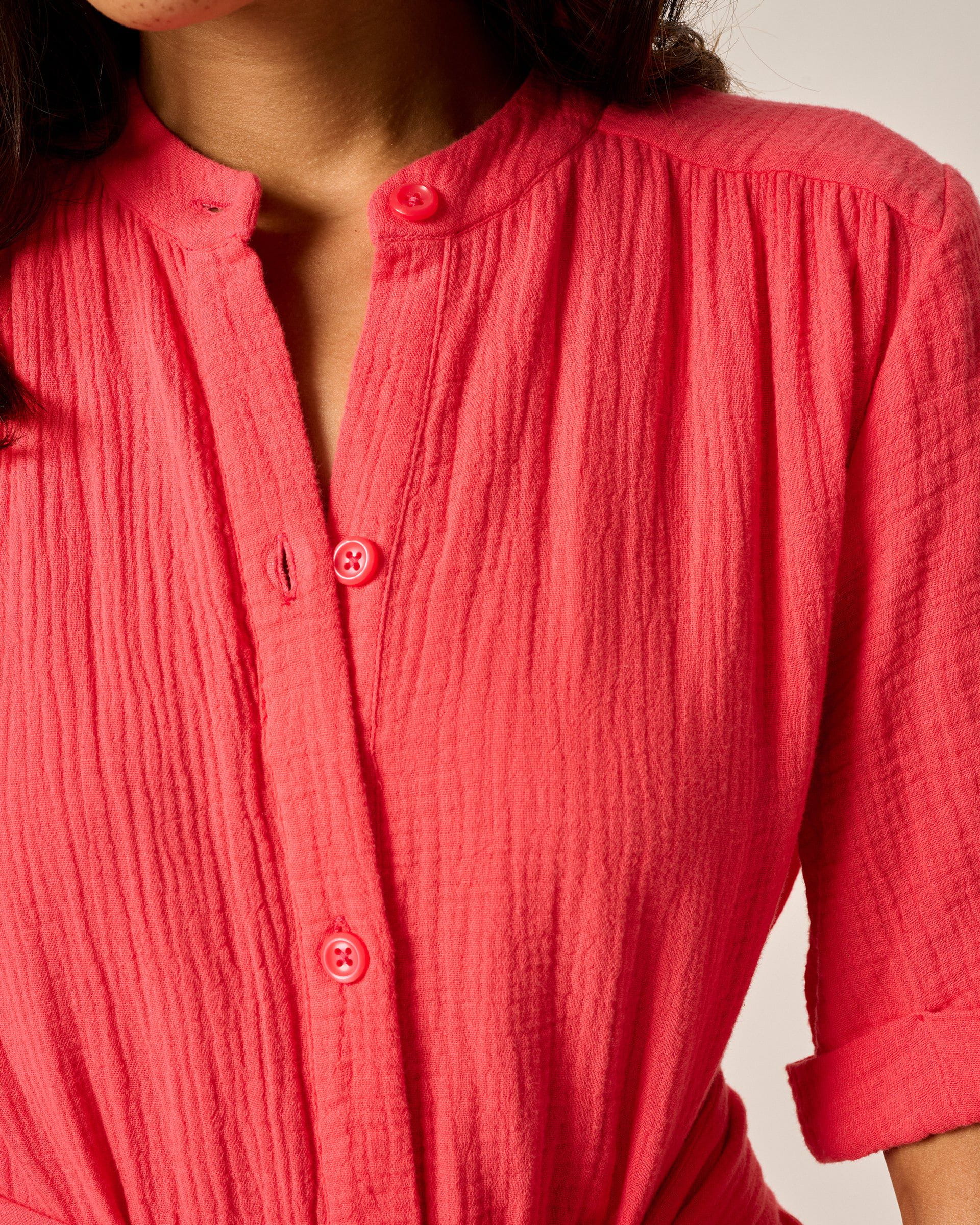 Johnnie-O Julie Button Up Cotton Maxi Dress