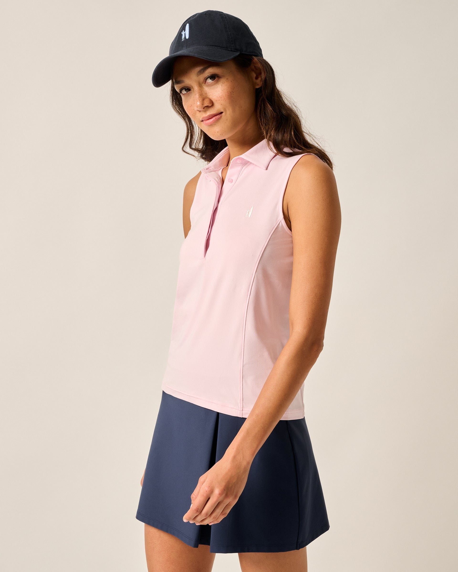 Johnnie-O Kaylee Performance Sleeveless Polo
