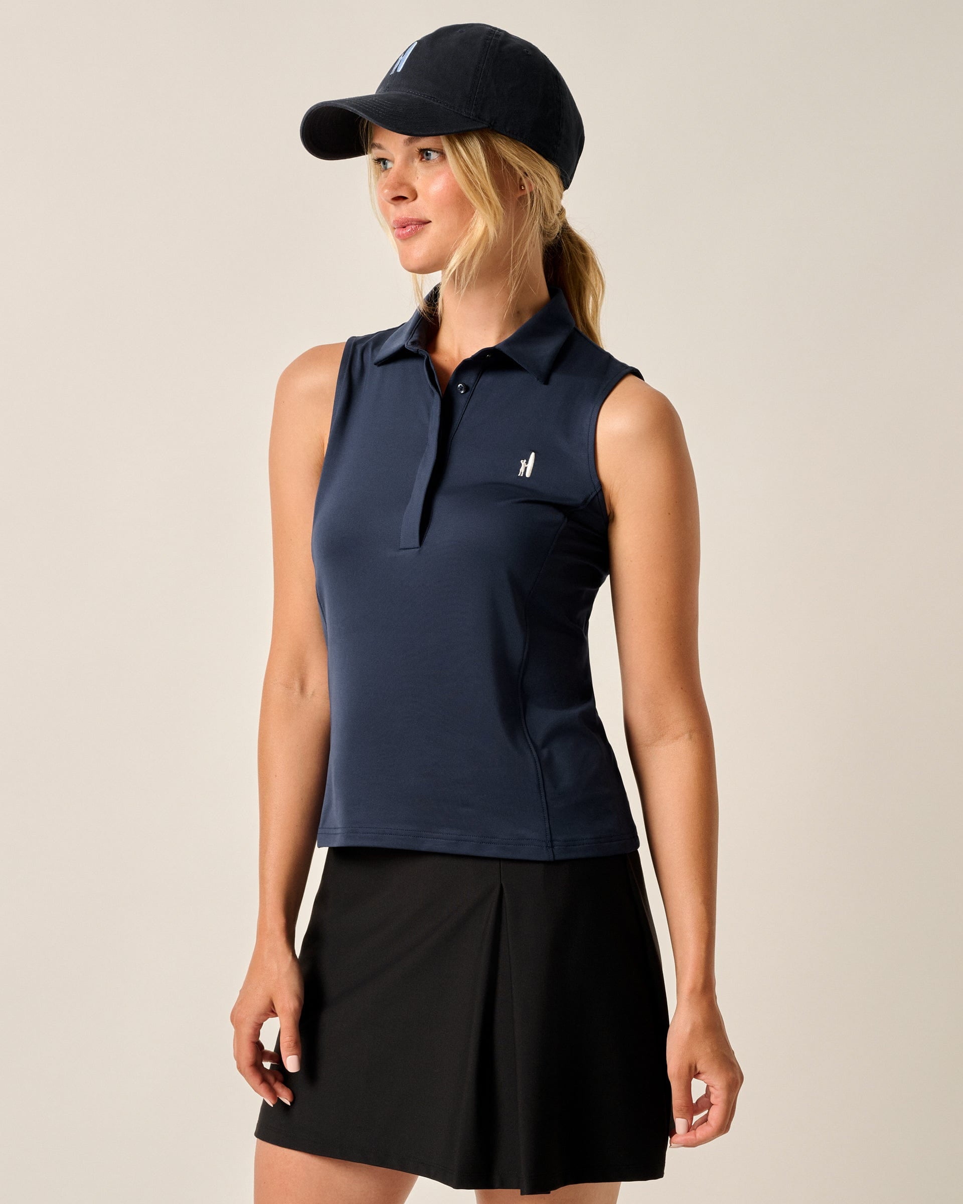 Johnnie-O Kaylee Performance Sleeveless Polo