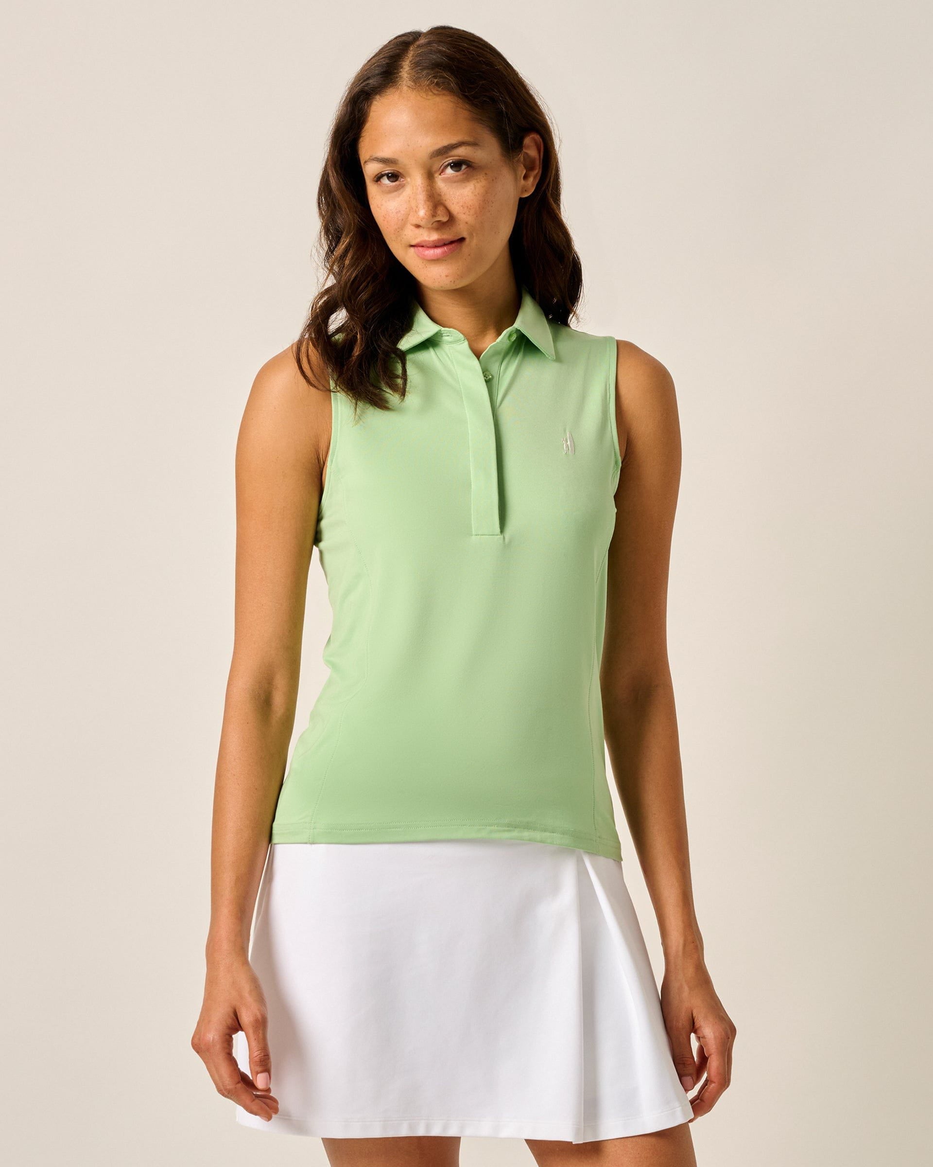 Johnnie-O Kaylee Performance Sleeveless Polo