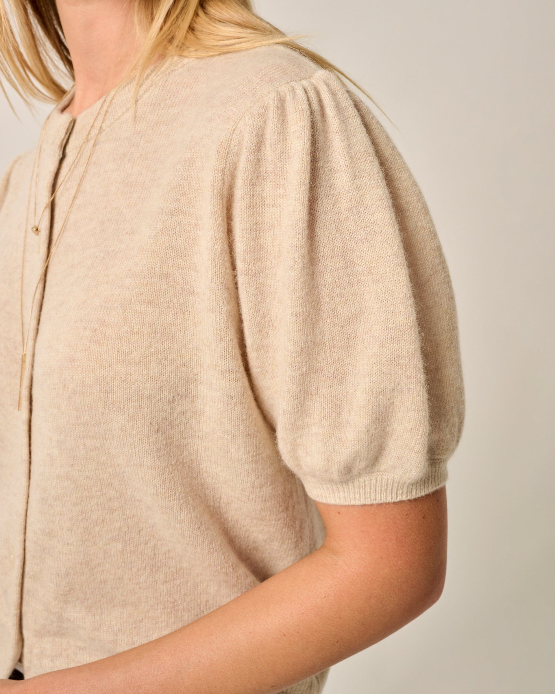 Johnnie-O Lizzie Puff Sleeve Cardigan