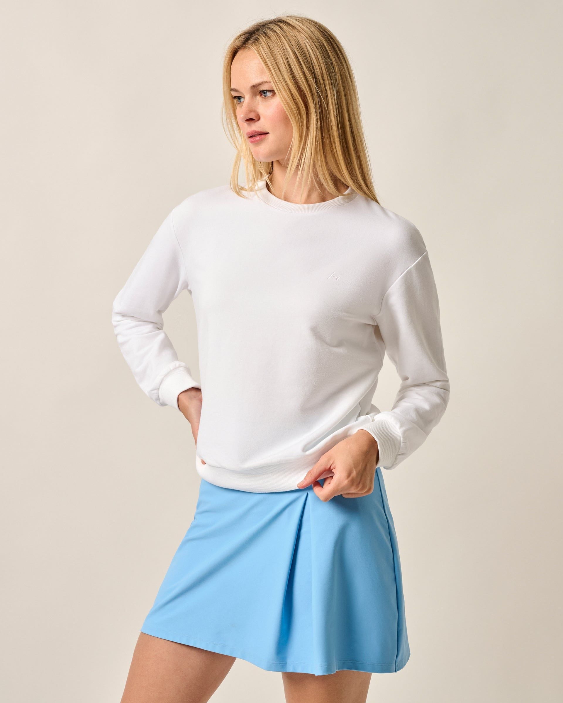 Johnnie-O Samantha Terry Crewneck Sweatshirt