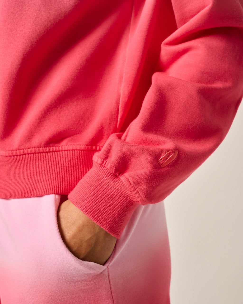 Johnnie-O Sophia Lightweight Terry Crewneck Sweatshirt