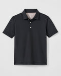 Johnnie-O Performance Jersey Jr. Polo - Birdie, Black