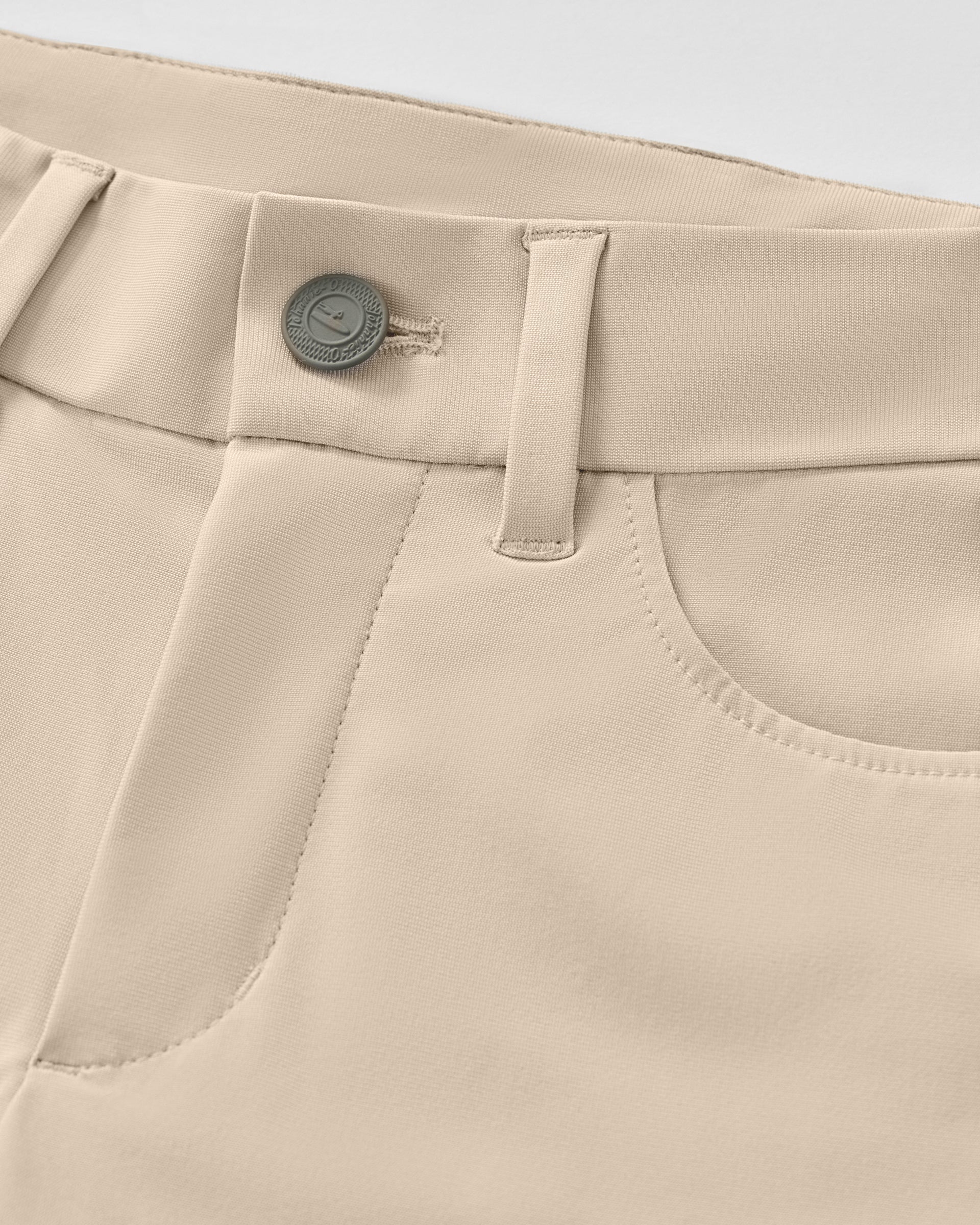 Johnnie-O Cross Country Flex Jr. Performance Pant, Stone