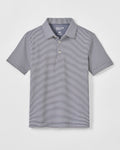 Johnnie-O Performance Jersey Jr. Polo - Lyndonn Stripe, Navy