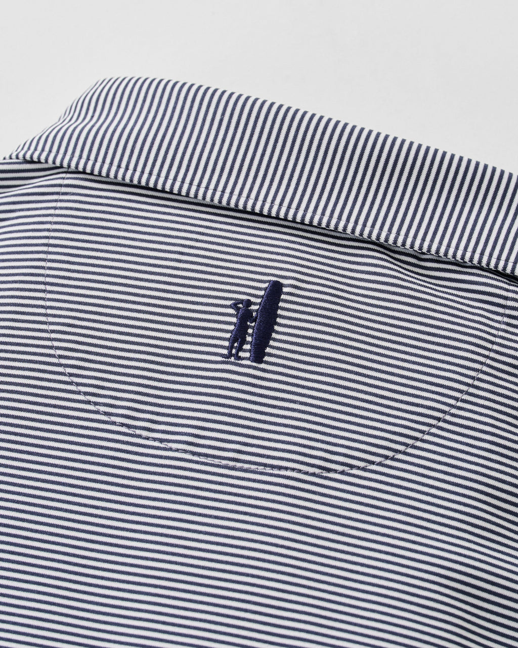 Johnnie-O Performance Jersey Jr. Polo - Lyndonn Stripe, Navy