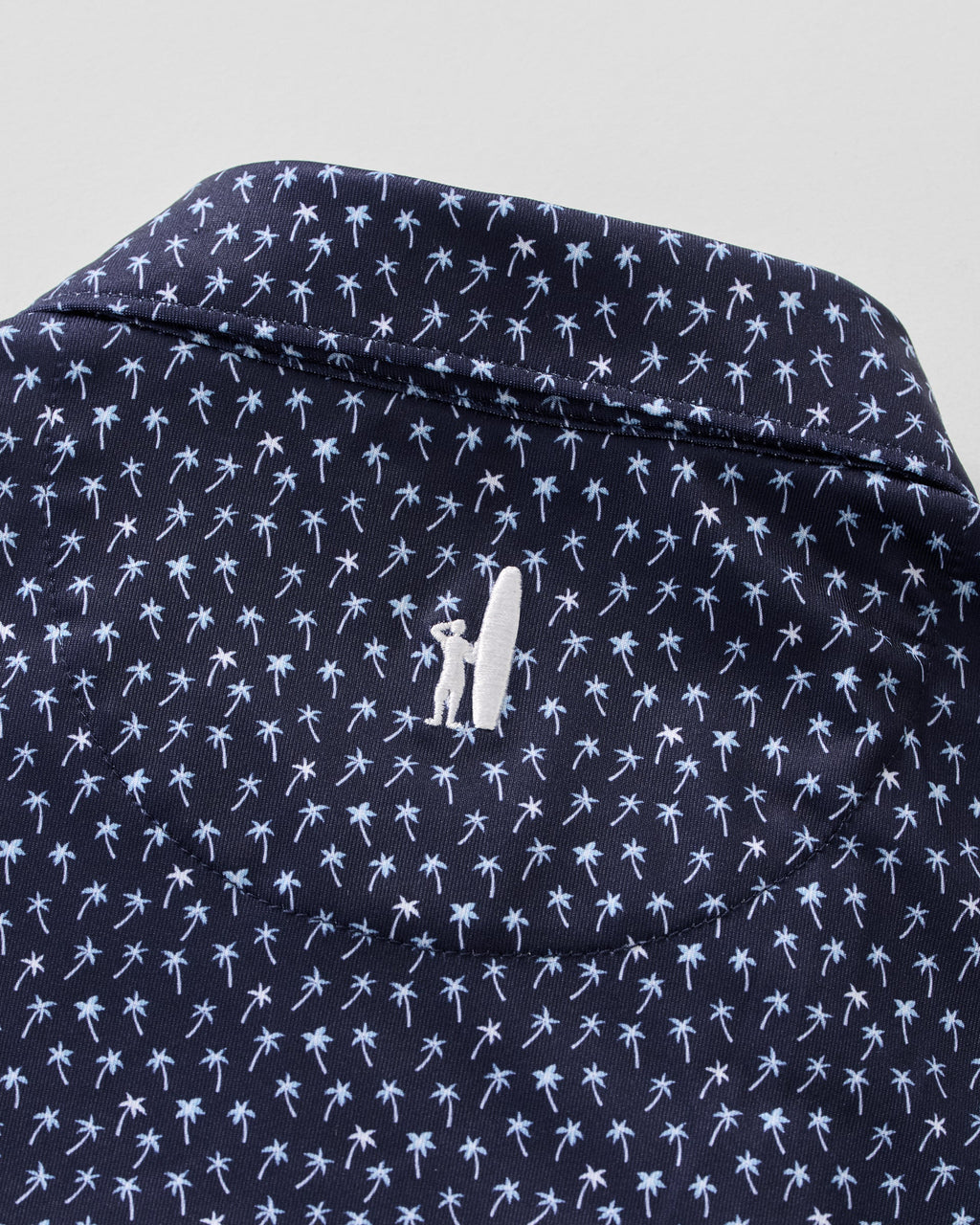 Johnnie-O Performance Jersey Jr. Polo - Rica Print, Navy