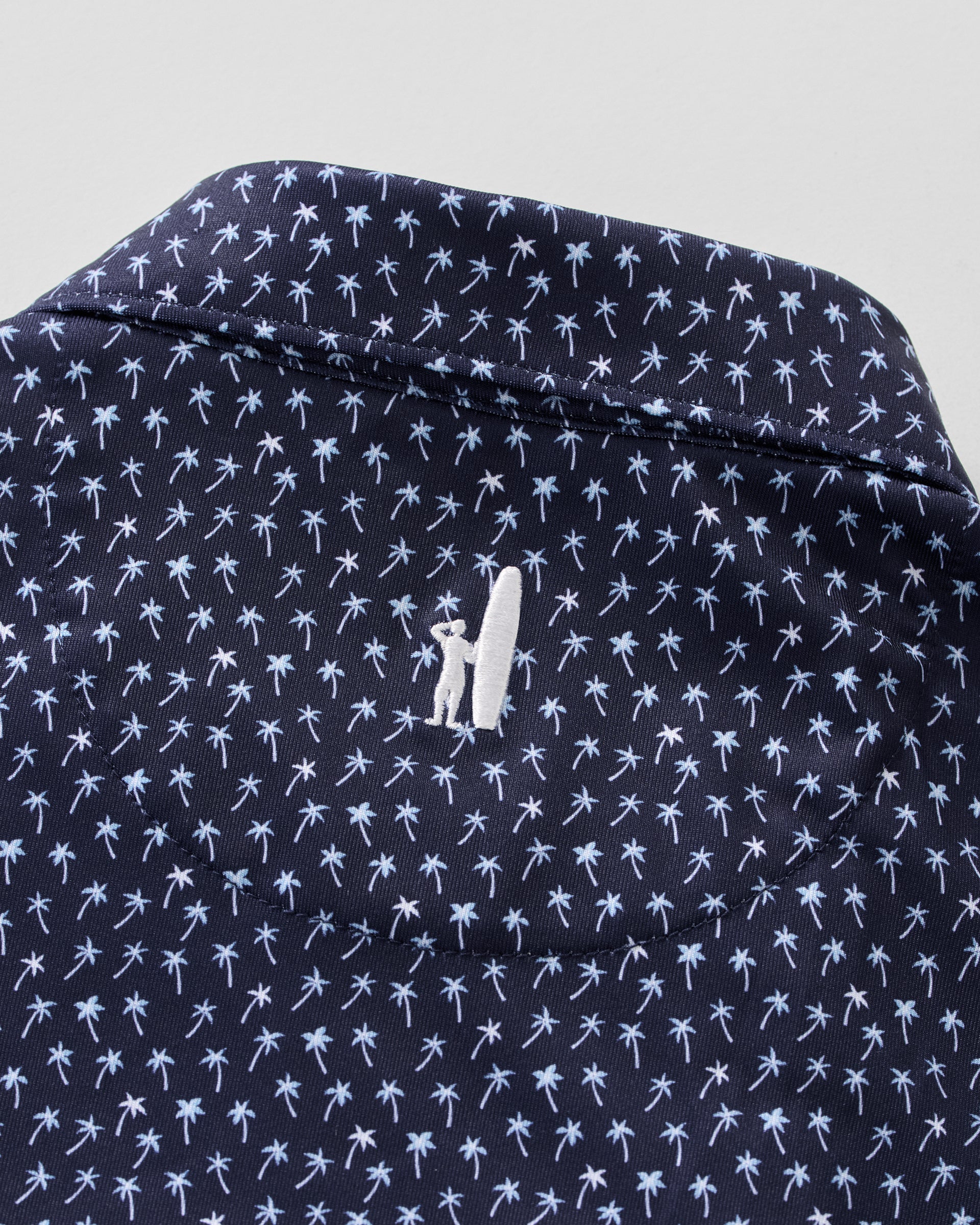 Johnnie-O Performance Jersey Jr. Polo - Rica Print, Navy