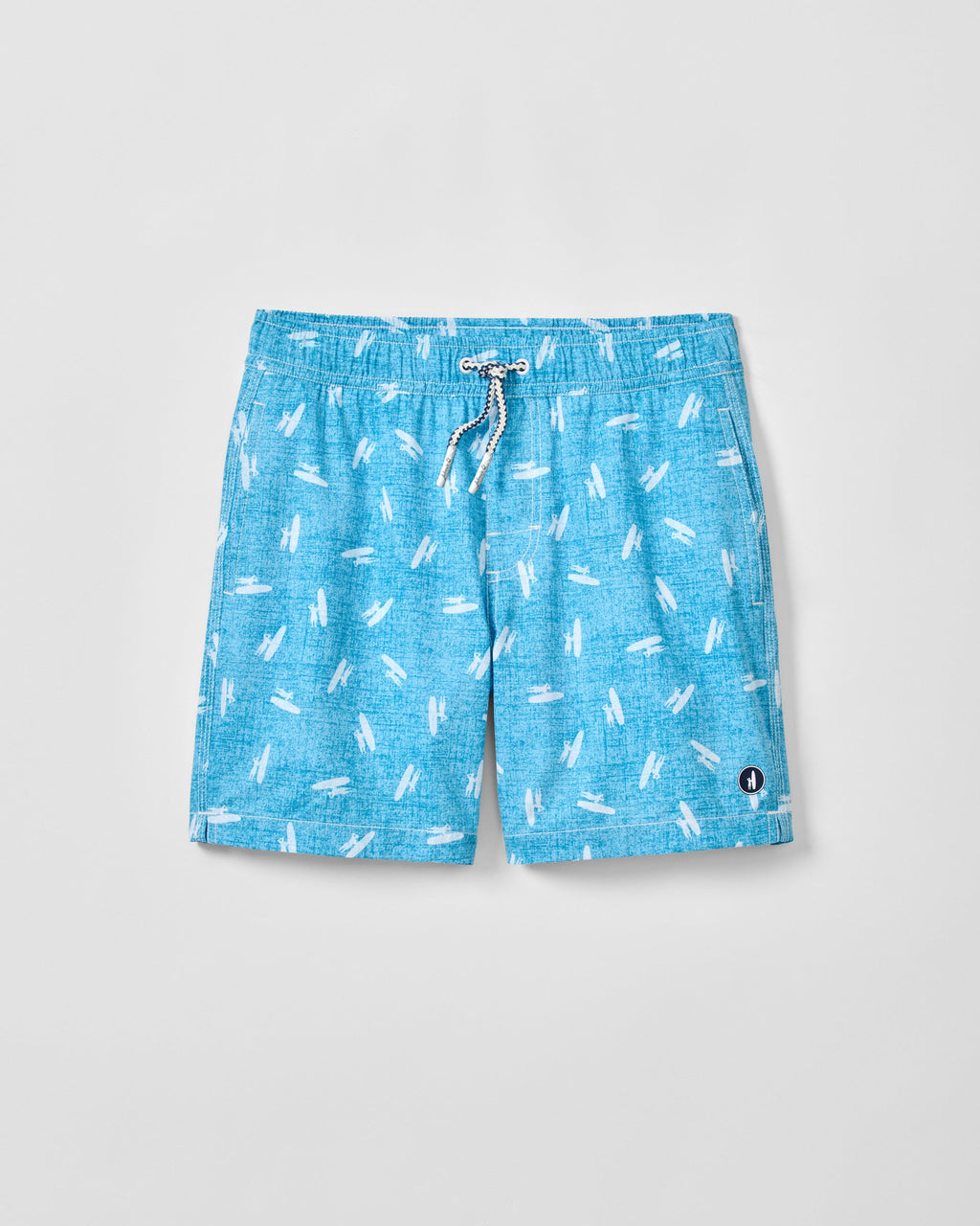 Johnnie-O Boys (8-16) - Half Elastic Jr. Surf Shorts, Barracuda