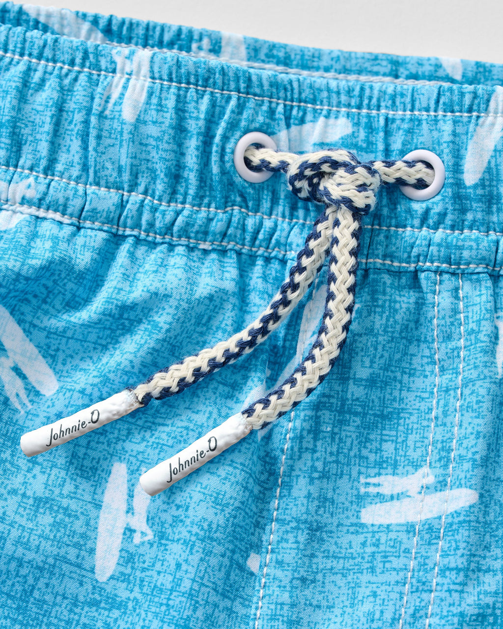 Johnnie-O Boys (8-16) - Half Elastic Jr. Surf Shorts, Barracuda