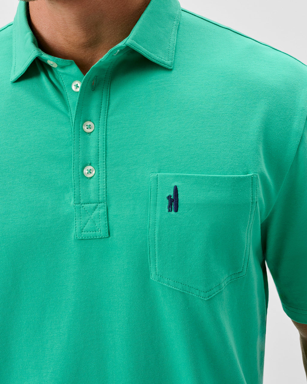 Johnnie-O Original 4-Button Polo - Solid, Spearmint