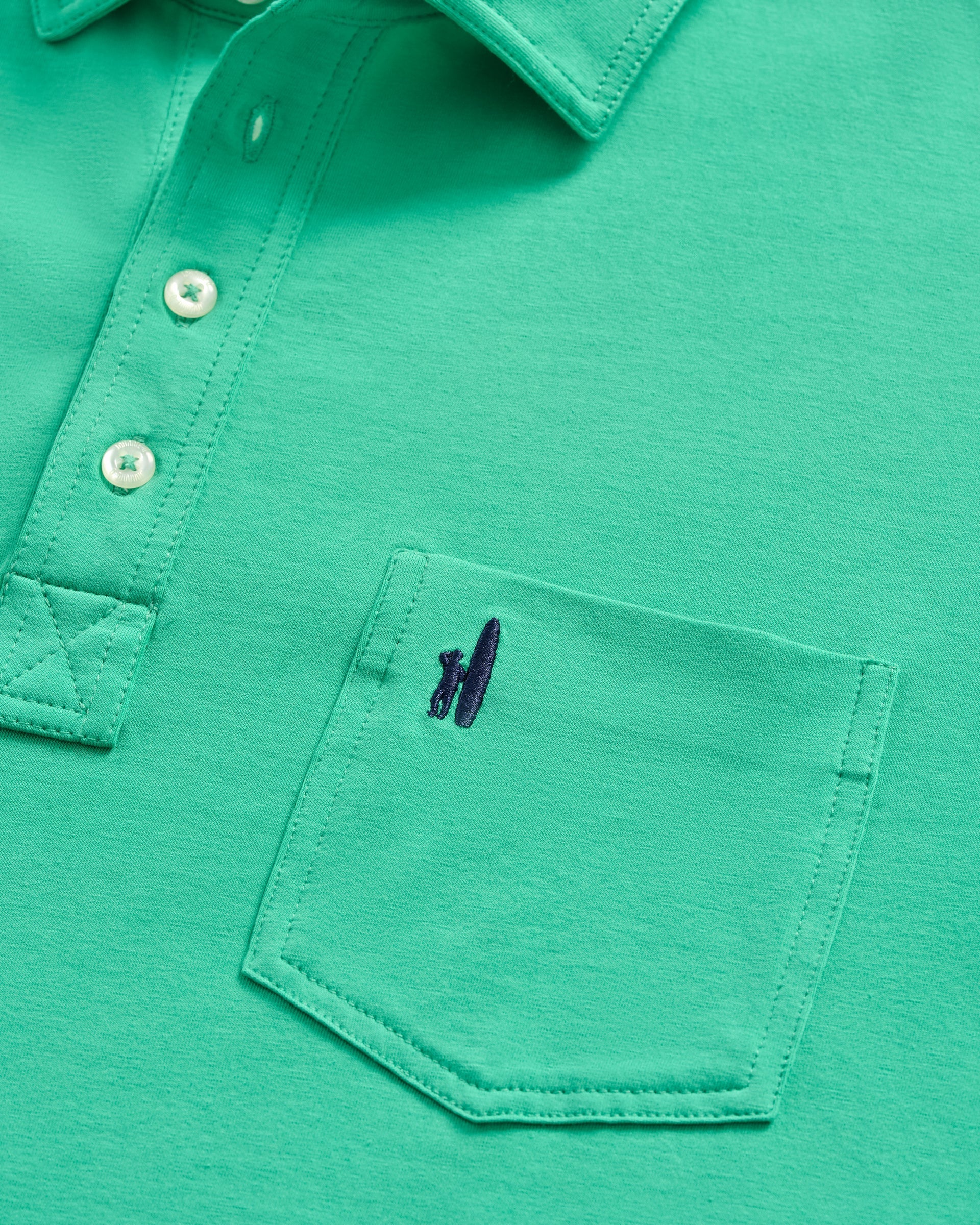 Johnnie-O Original 4-Button Polo - Solid, Spearmint