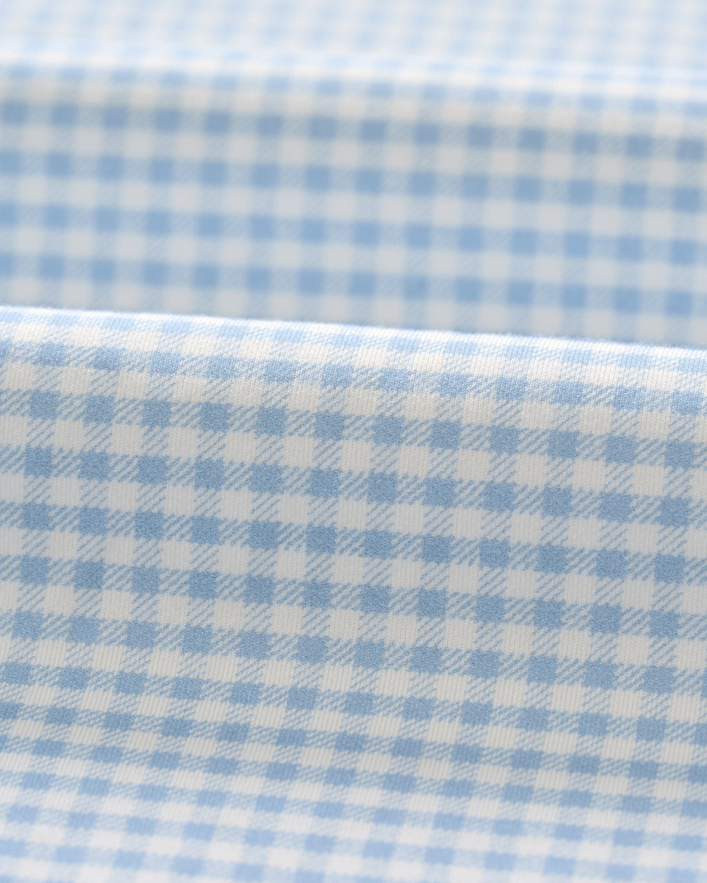 Johnnie-O Fine Pique Knit Button Down Shirt - Albro Check, Gulf Blue