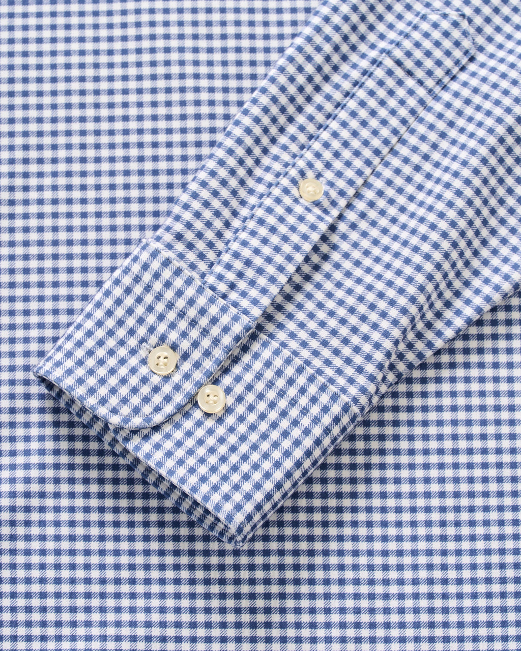 Johnnie-O Fine Pique Knit Button Down Shirt - Albro Check, Navy