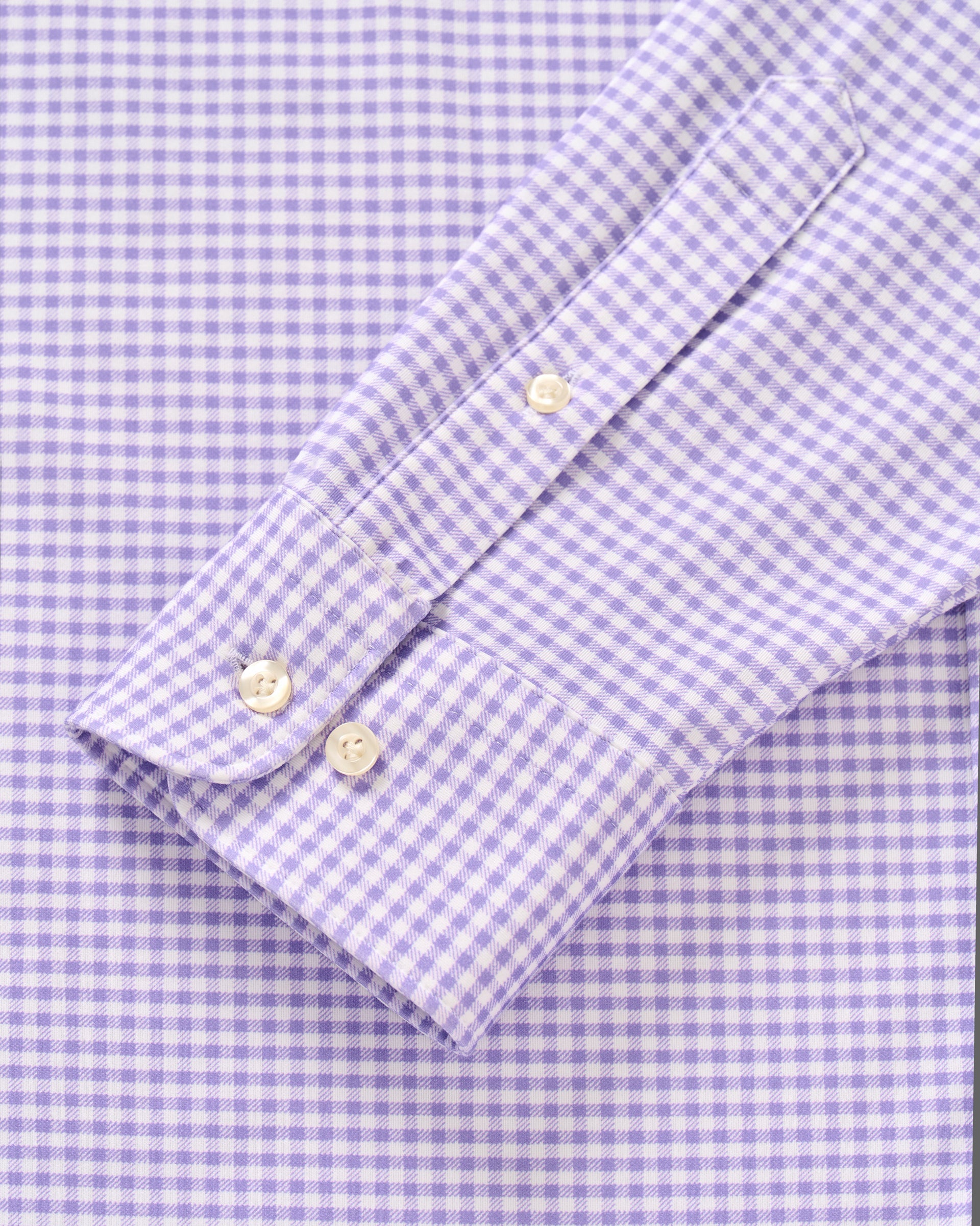 Johnnie-O Fine Pique Knit Button Down Shirt - Albro Check, Thistle