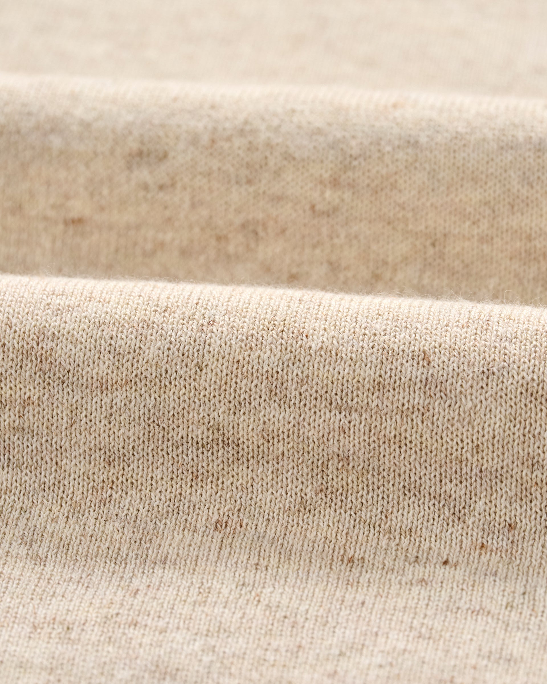 Johnnie-O Albus Heathered Linen Blend Crewneck Sweater, Barley