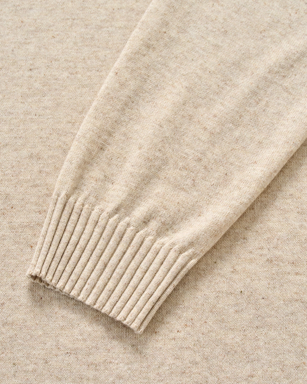 Johnnie-O Albus Heathered Linen Blend Crewneck Sweater, Barley