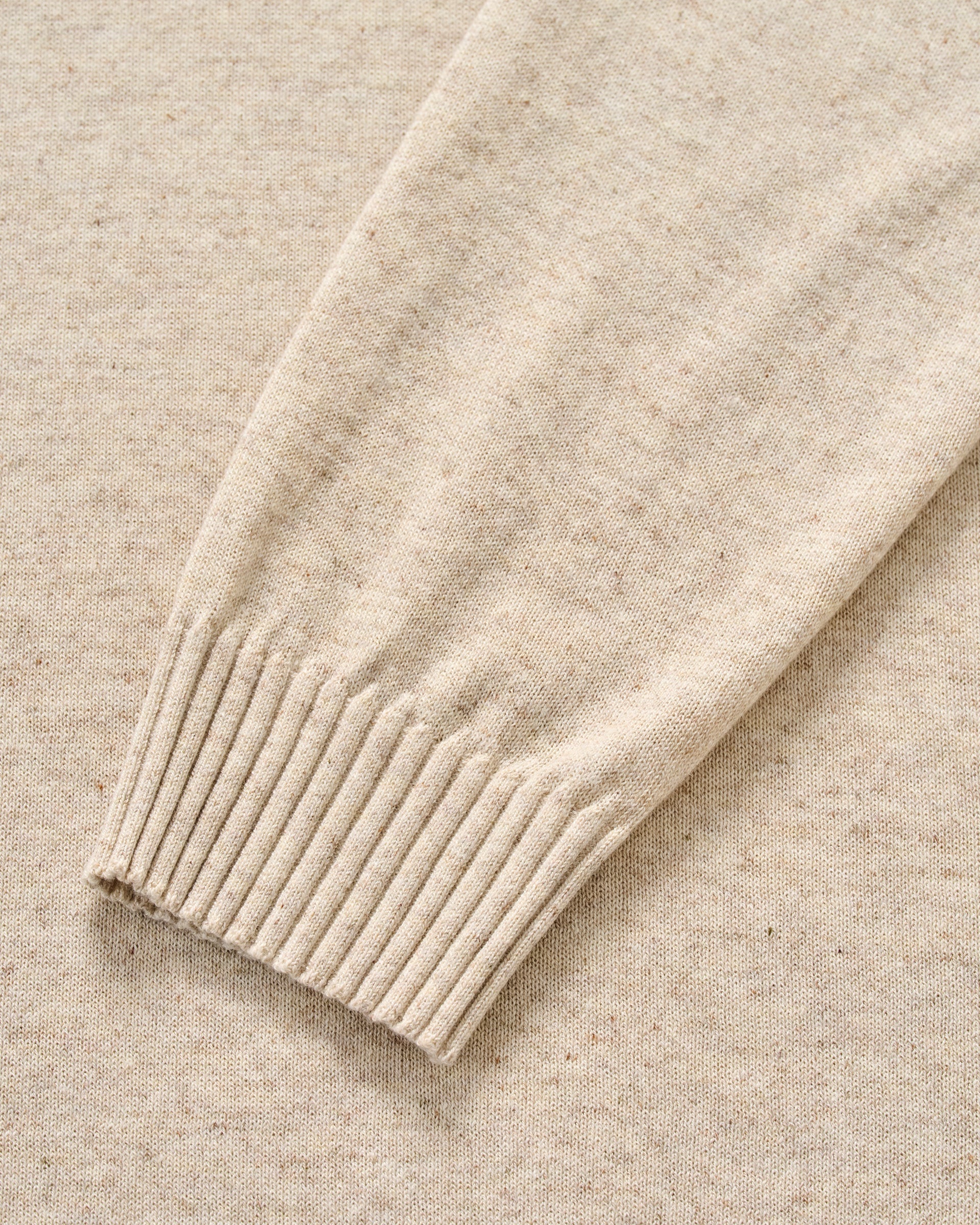 Johnnie-O Albus Heathered Linen Blend Crewneck Sweater, Barley