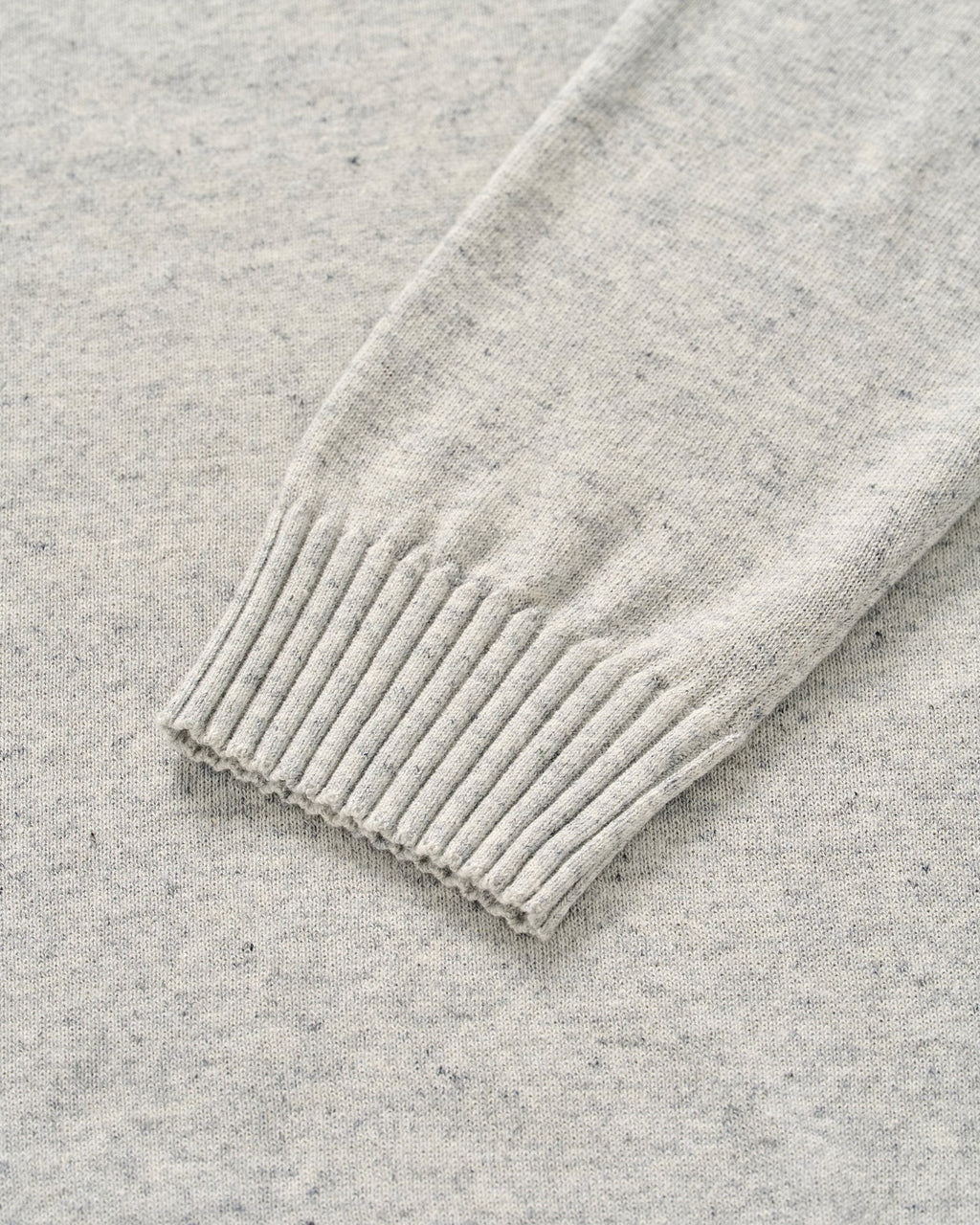 Johnnie-O Albus Heathered Linen Blend Crewneck Sweater, Light Gray