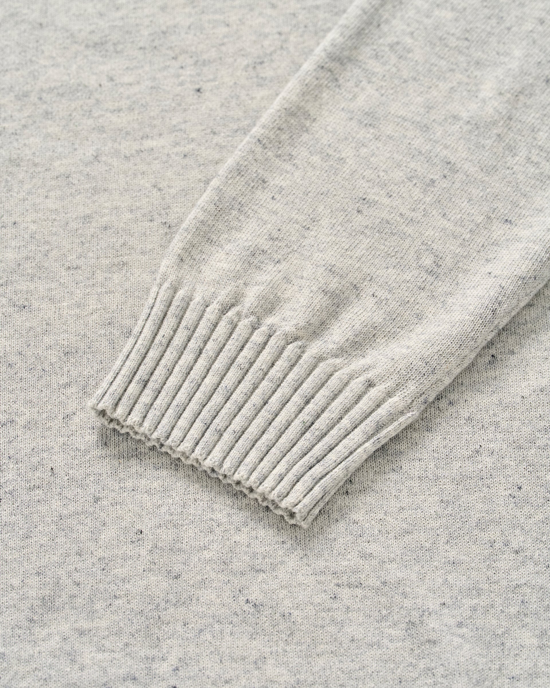 Johnnie-O Albus Heathered Linen Blend Crewneck Sweater, Light Gray