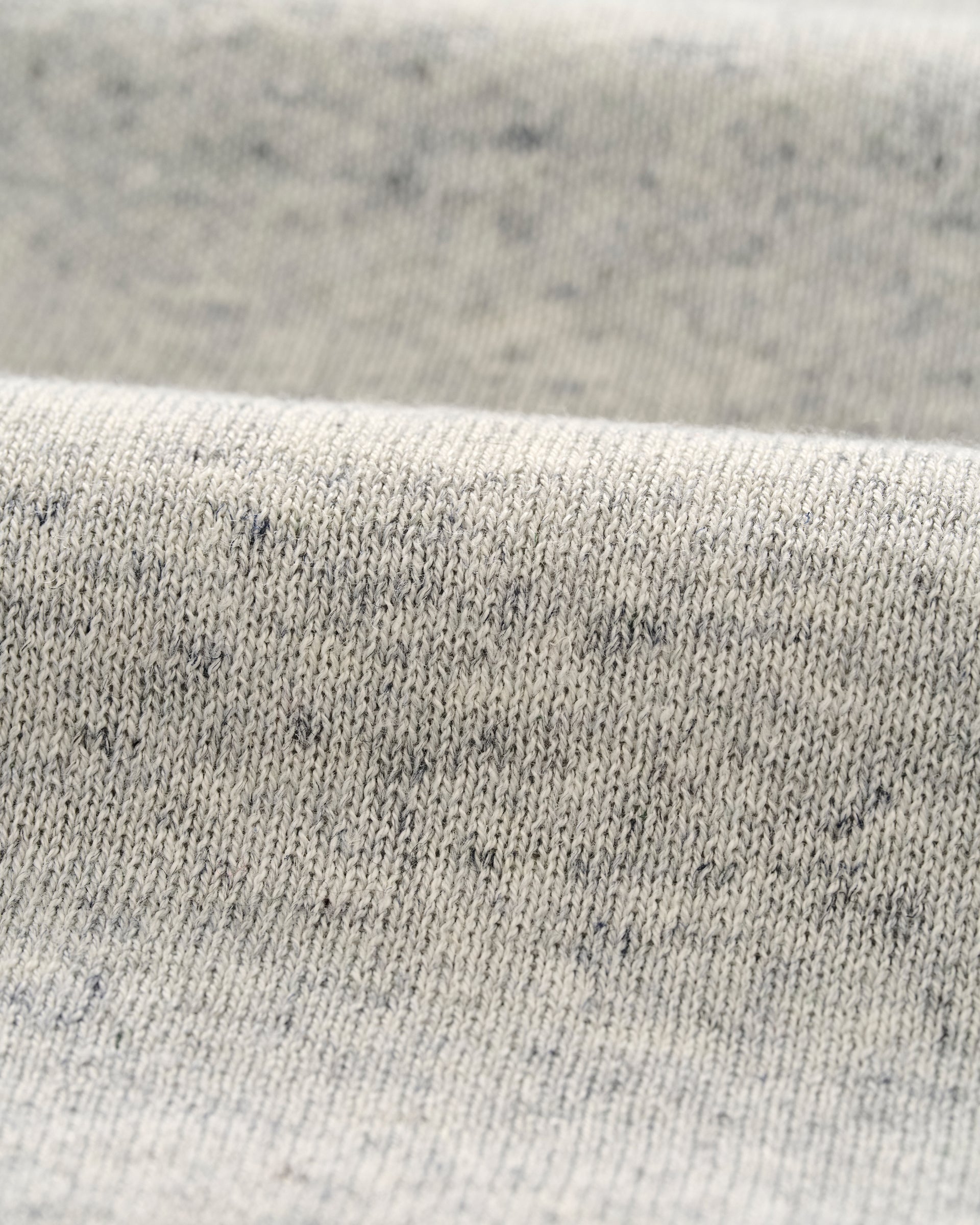 Johnnie-O Albus Heathered Linen Blend Crewneck Sweater, Light Gray