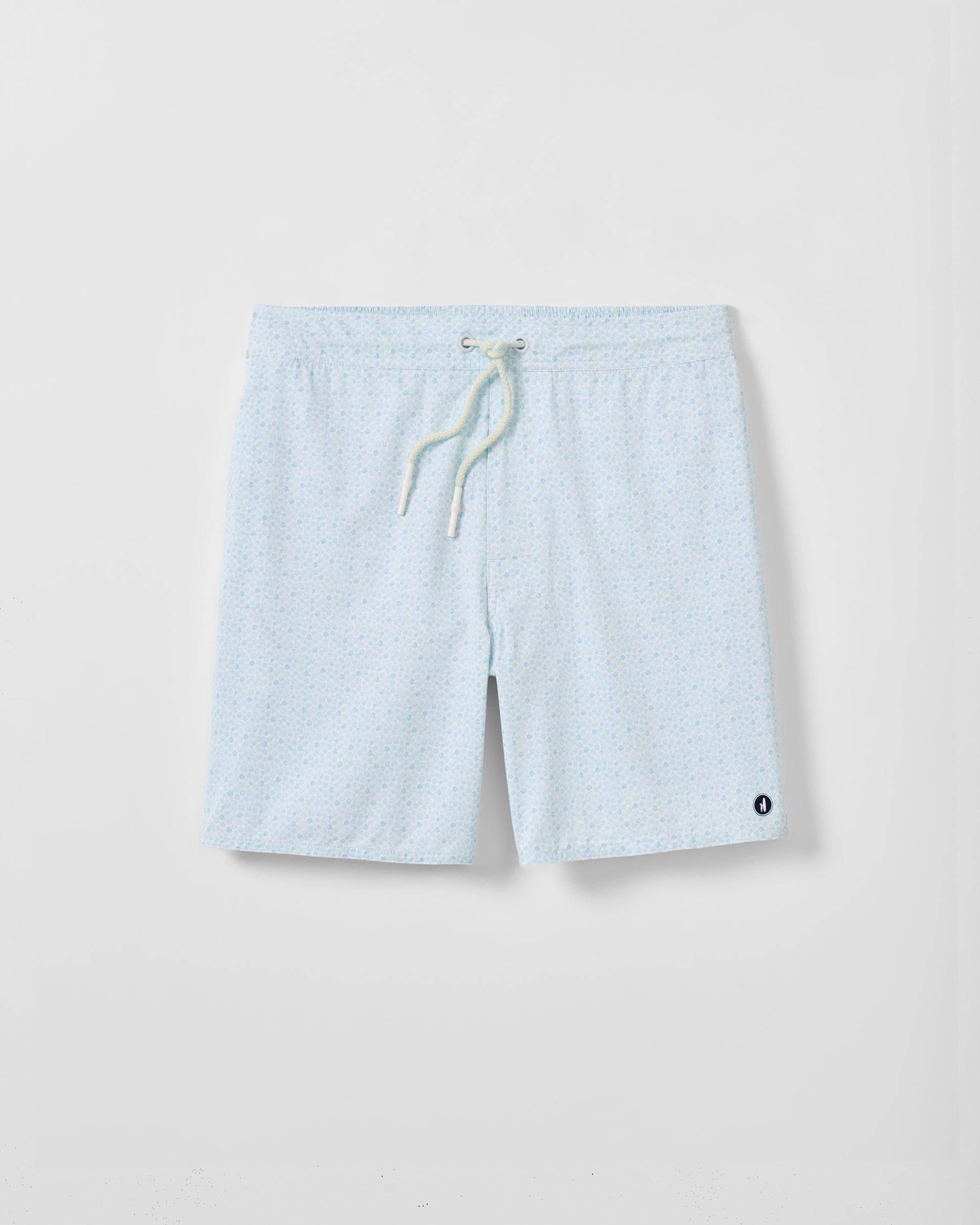 Johnnie-O Half Elastic 7" Swim Trunks, Anemone
