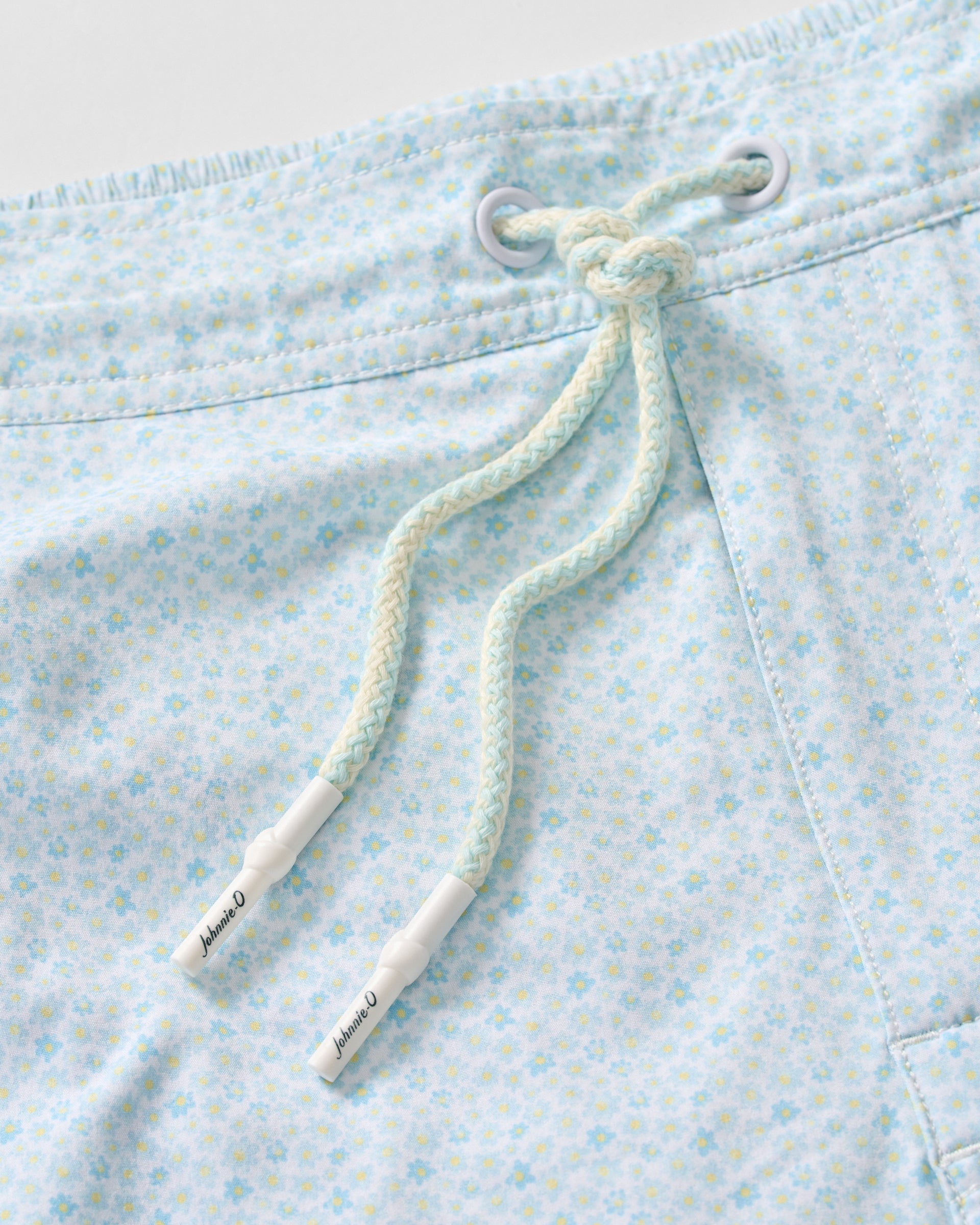 Johnnie-O Half Elastic 7" Swim Trunks, Anemone