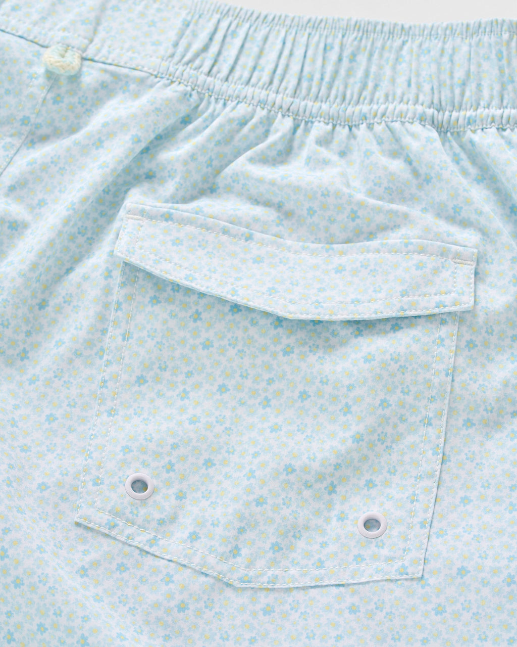 Johnnie-O Half Elastic 7" Swim Trunks, Anemone