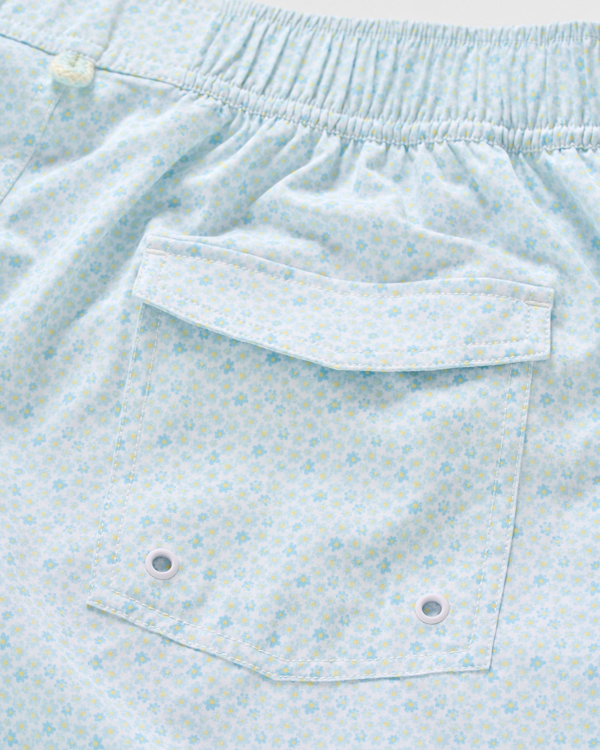 Johnnie-O Half Elastic 7" Swim Trunks, Anemone