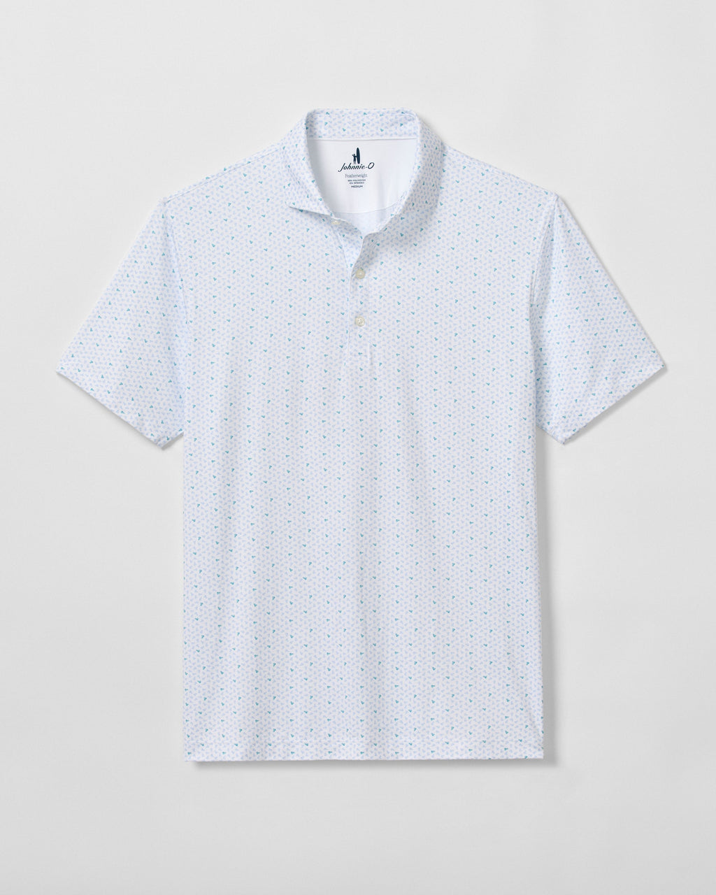 Johnnie-O Featherweight Performance Polo - Backcourt, White