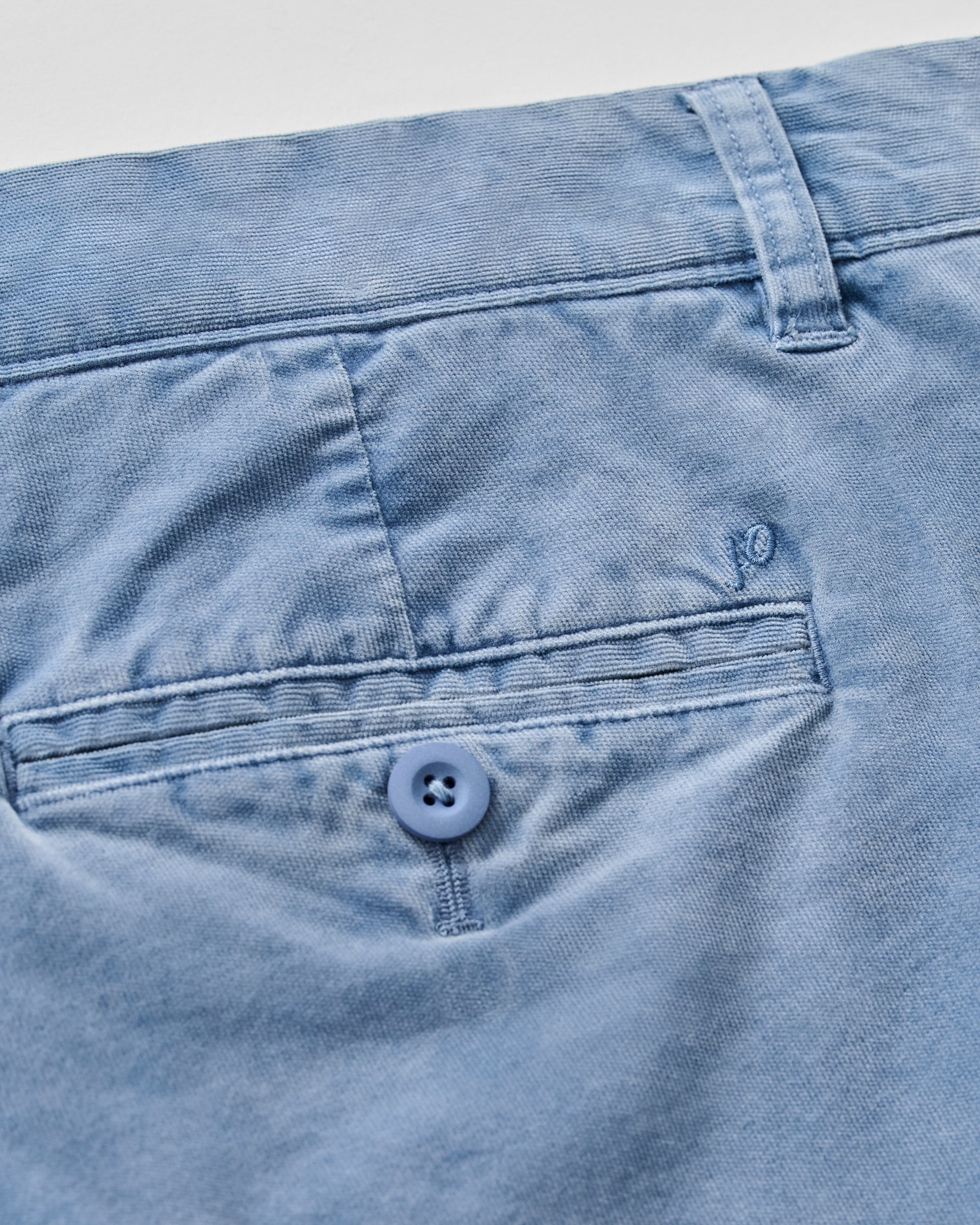 Johnnie-O Barchers Garment Dyed Corduroy Shorts, Laguna Blue