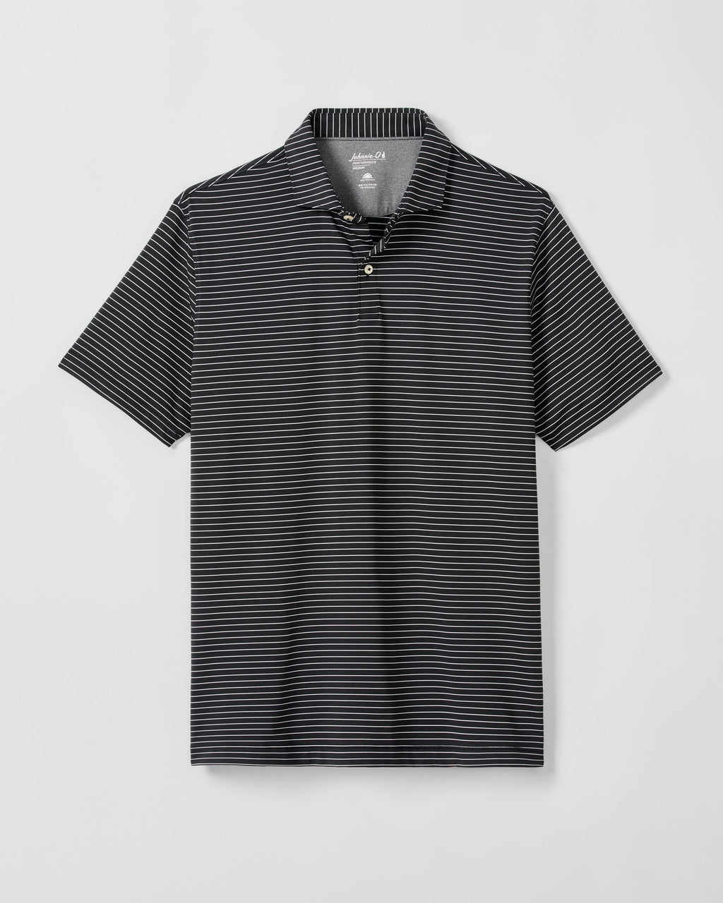 Johnnie-O Performance Jersey Polo - Beau Stripe, Black