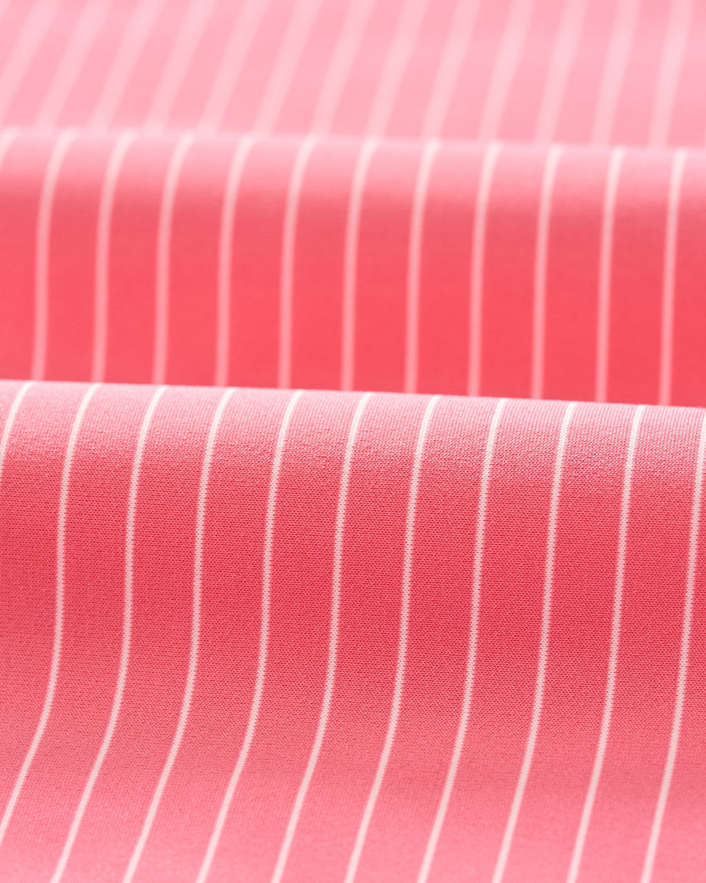 Johnnie-O Performance Jersey Polo - Beau Stripe, Pink Lemonade