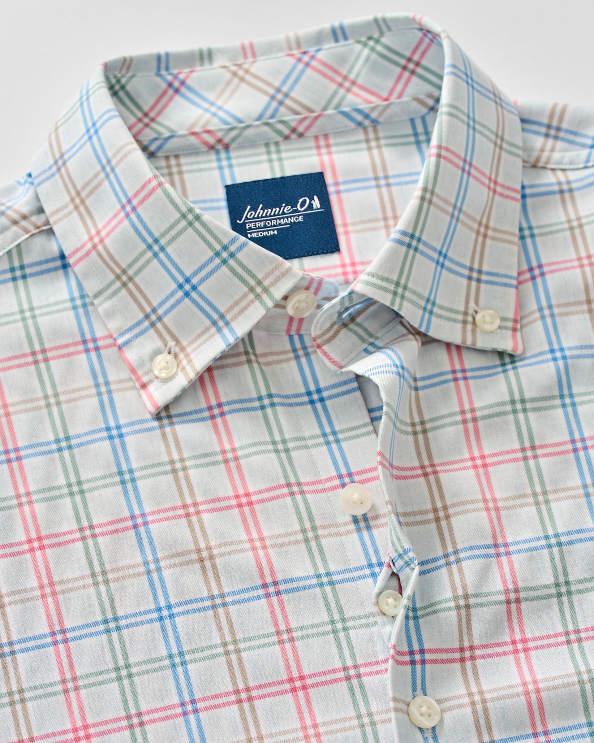 Johnnie-O Everyday Performance Button Down Shirt - Bingham, Gulf Blue