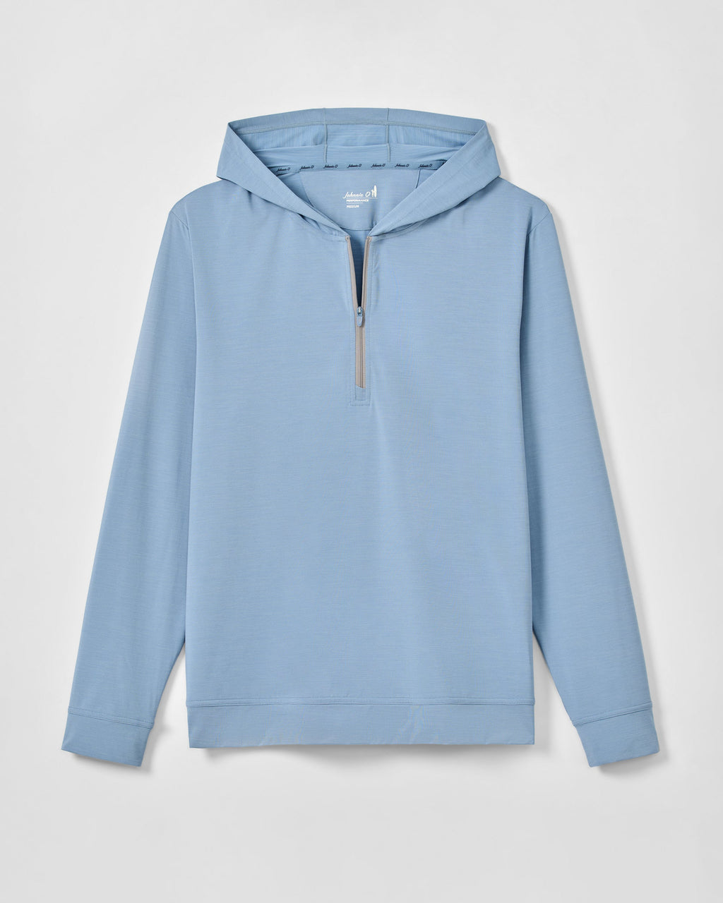 Johnnie-O Bixler Performance 1/4 Zip Pullover, Carbon Fiber