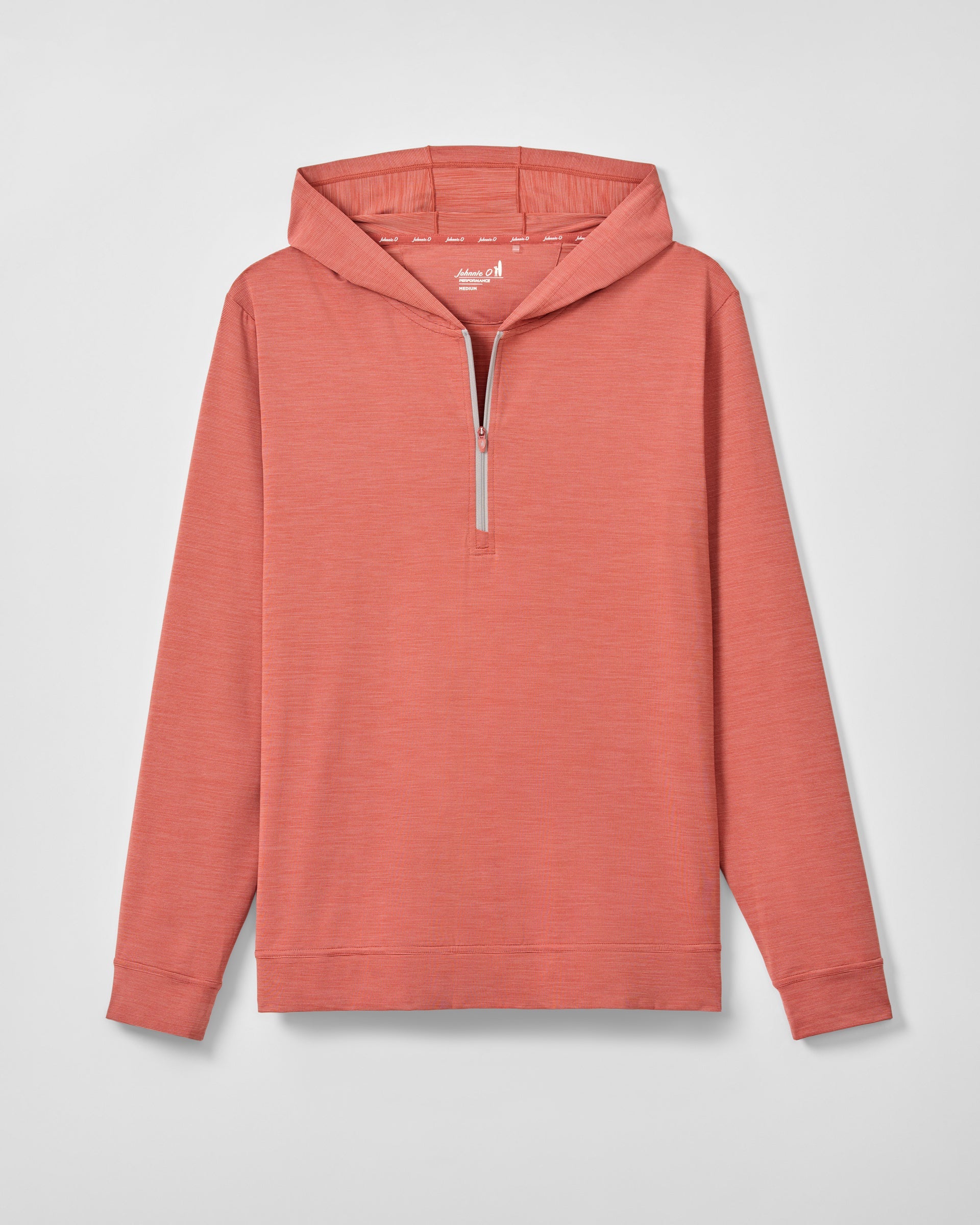 Johnnie-O Bixler Performance 1/4 Zip Pullover, Washed Red