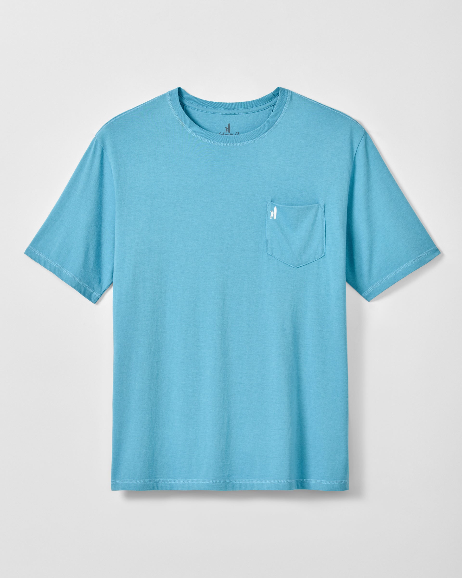 Johnnie-O Dale Cotton Blend T-Shirt - Born to Surf, Haze