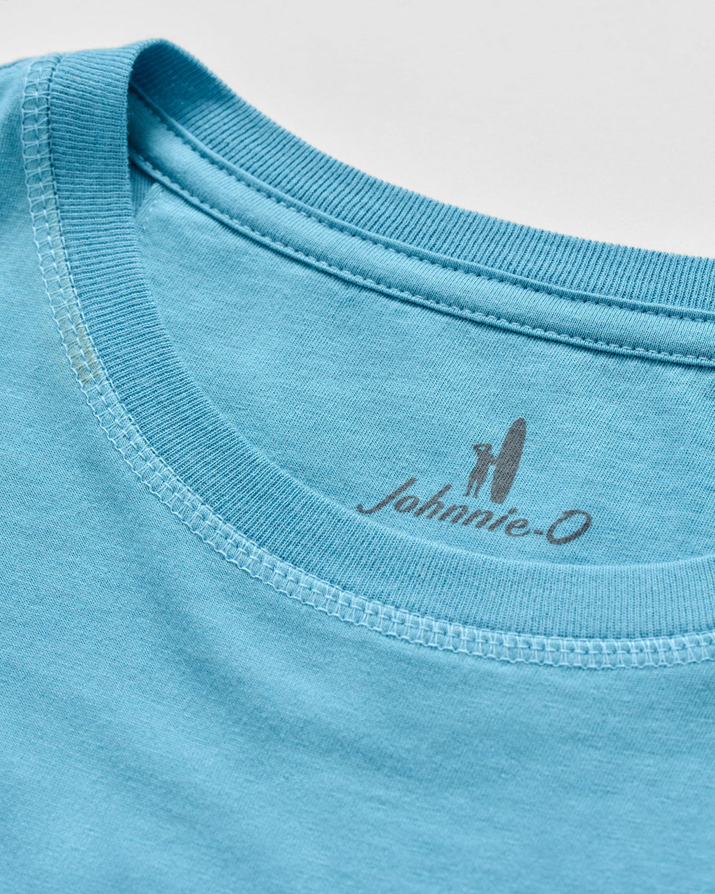 Johnnie-O Dale Cotton Blend T-Shirt - Born to Surf, Haze