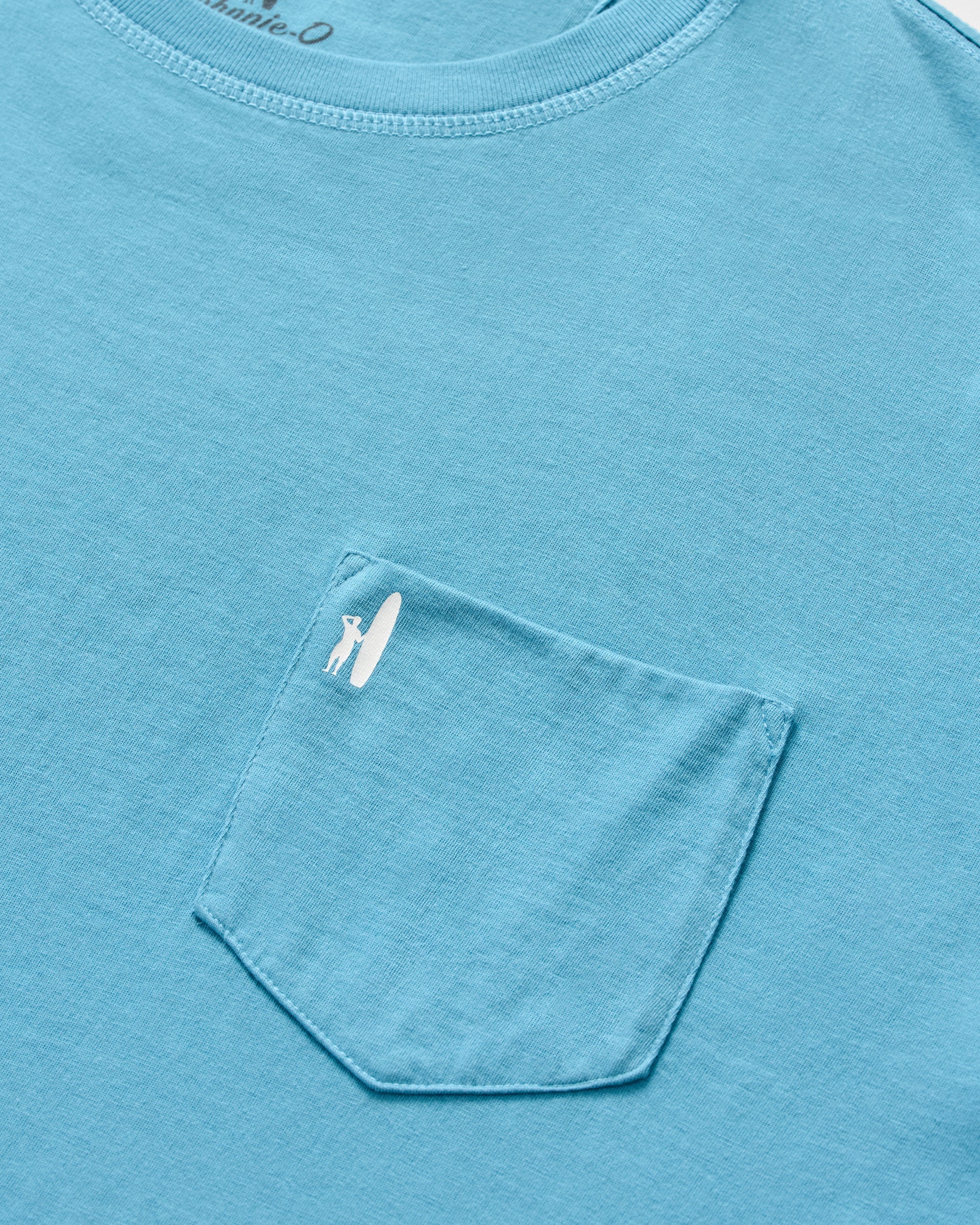 Johnnie-O Dale Cotton Blend T-Shirt - Born to Surf, Haze