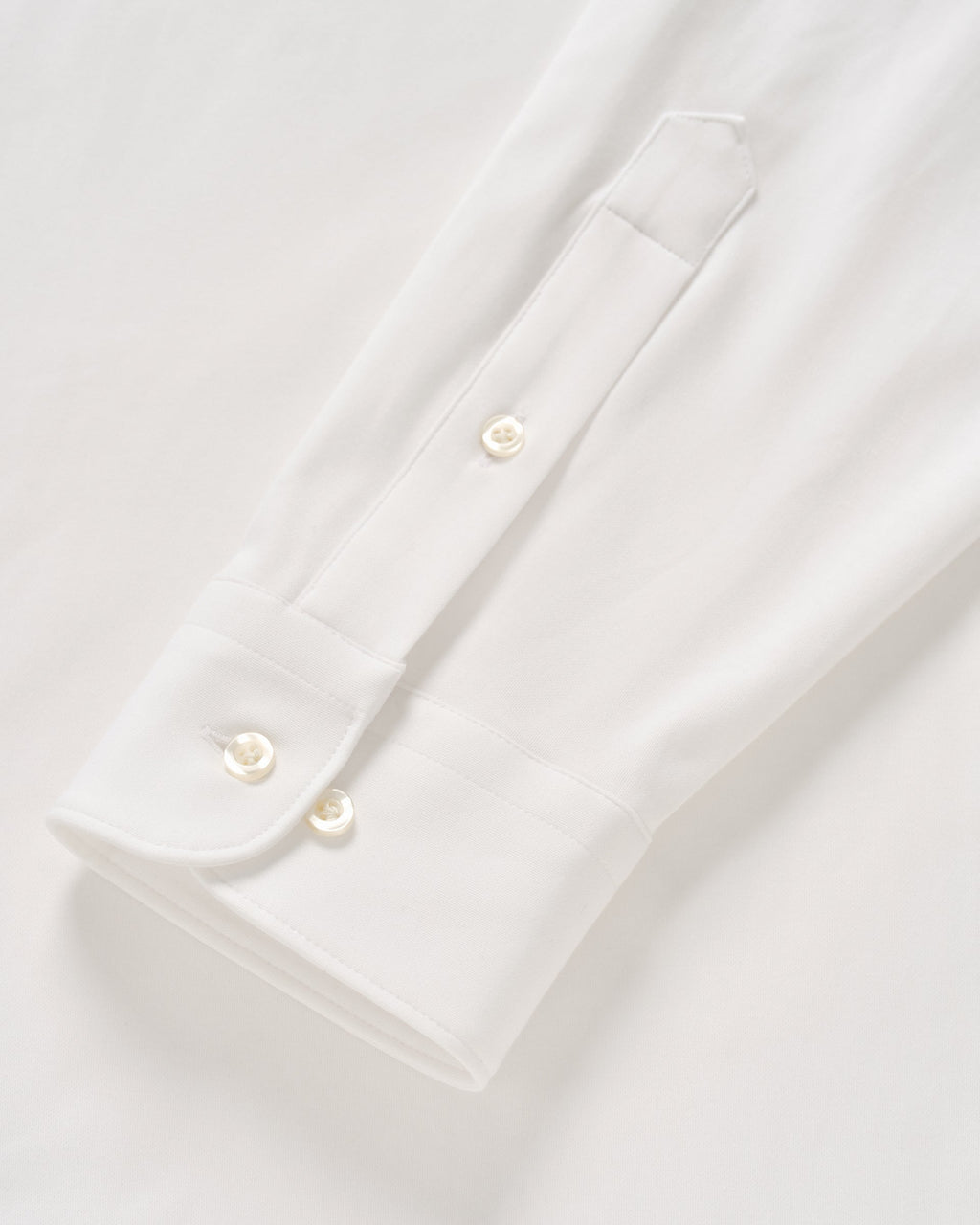 Johnnie-O Fine Pique Knit Button Down Shirt - Solid, White