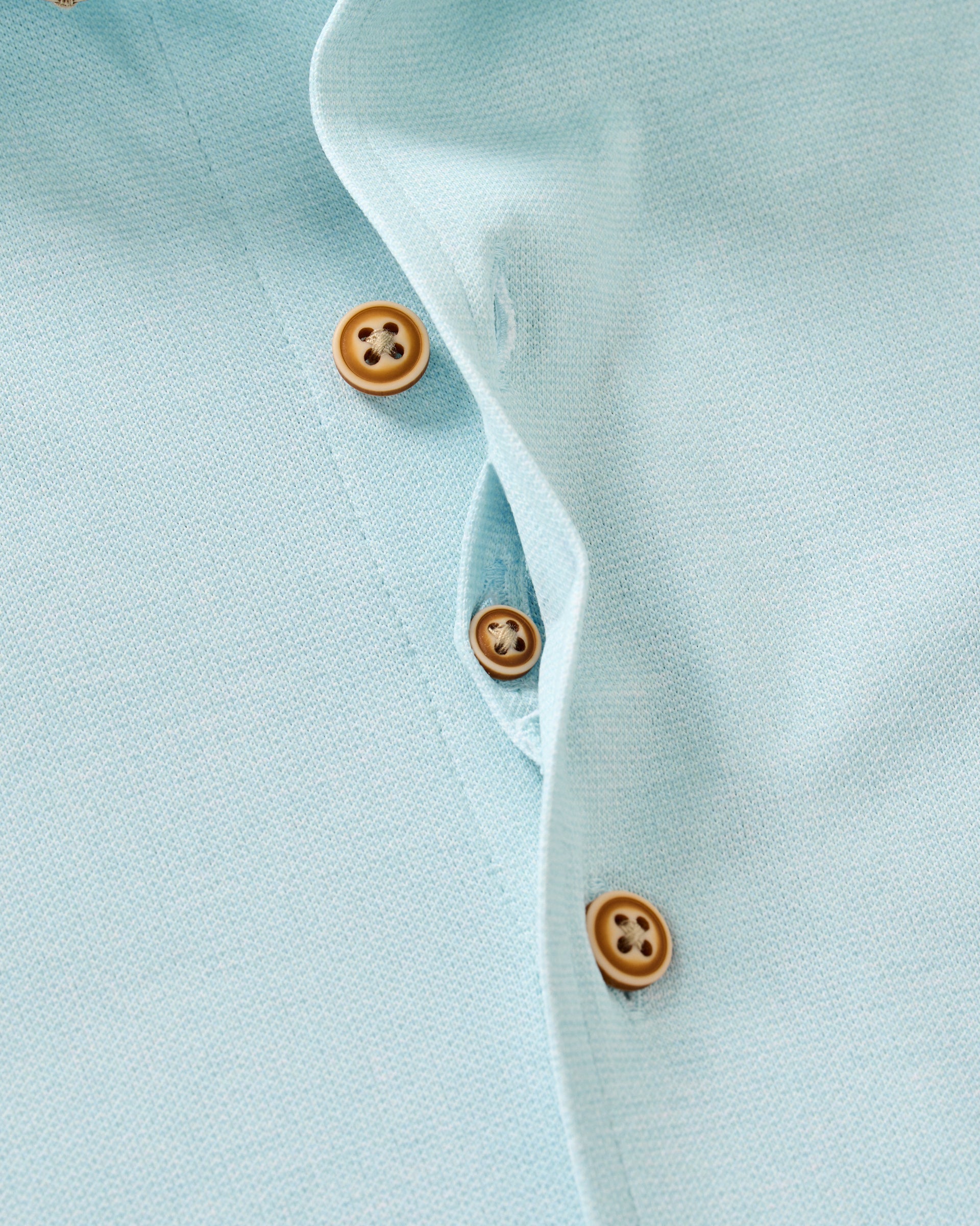 Johnnie-O Printed Mesh Short Sleeve Button Up Shirt - Breck Printed Solid Knit, Sardinia