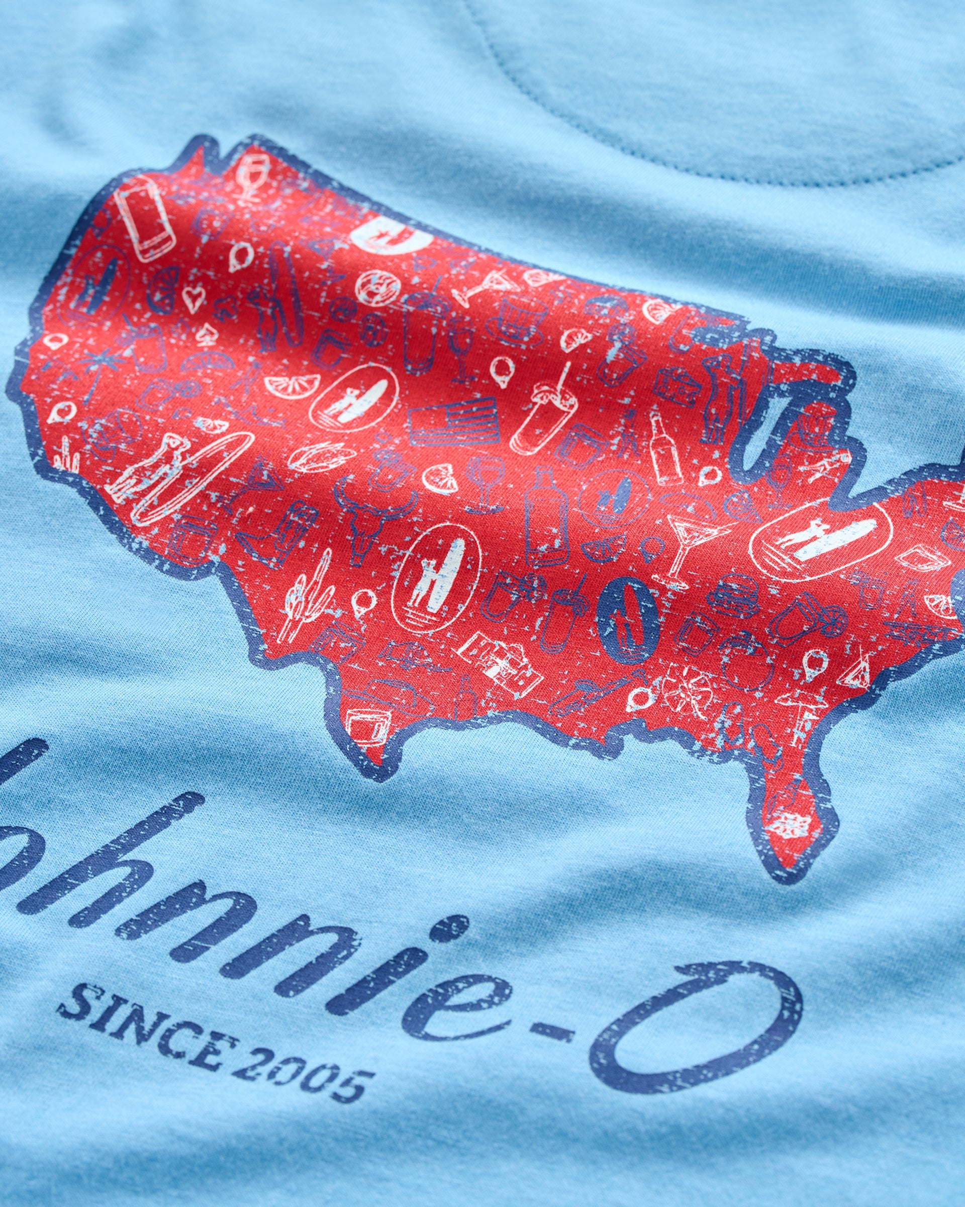 Johnnie-O Dale Cotton Blend T-Shirt - Brews n Views, Maliblu